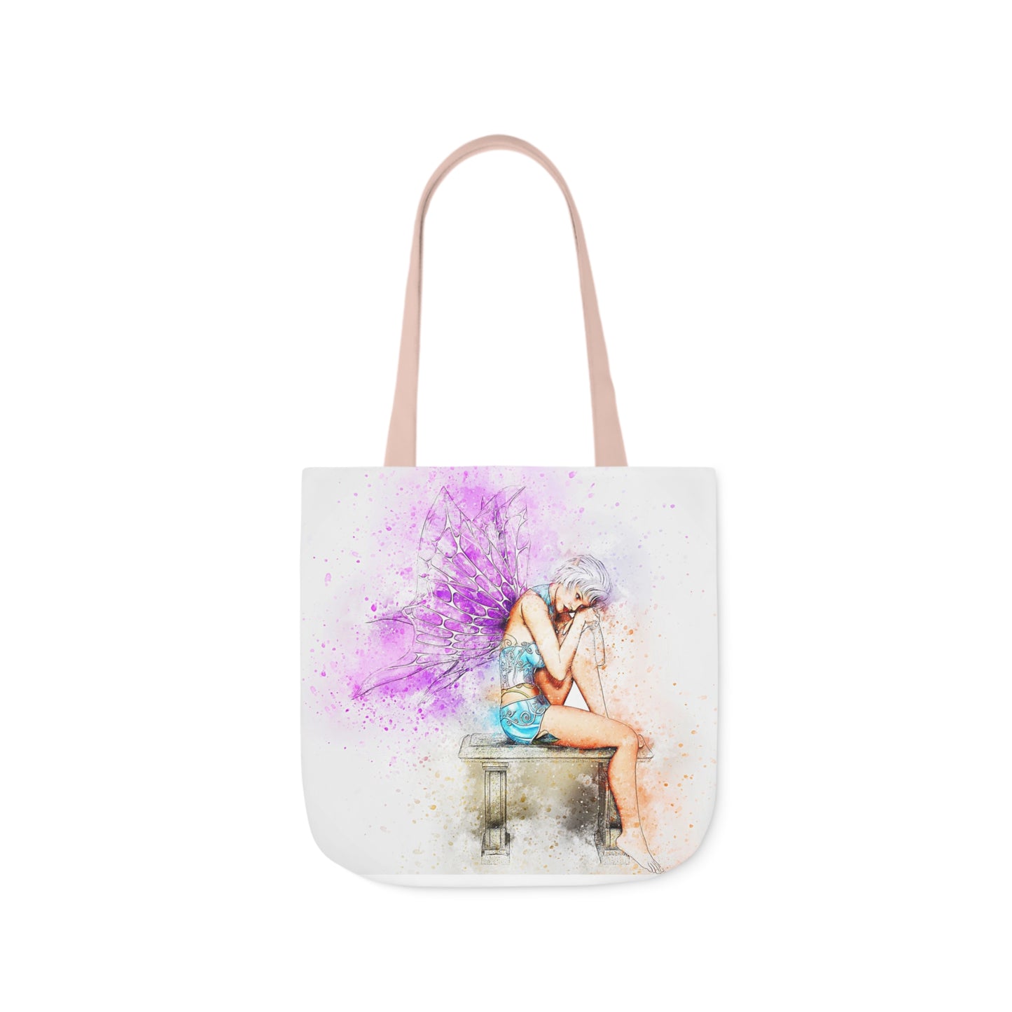 Fairy - Canvas Tote Bag, 5-Color Straps