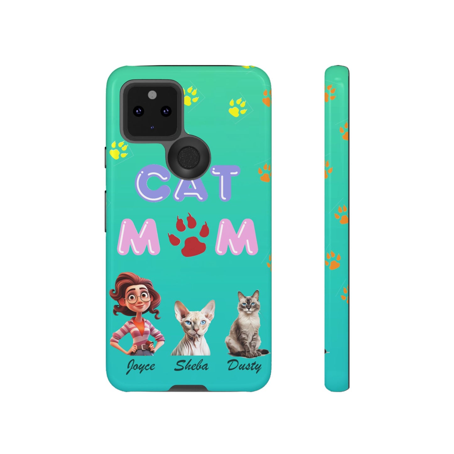 Cat Mom - Tough Cases - Mother's Day - Whimsical