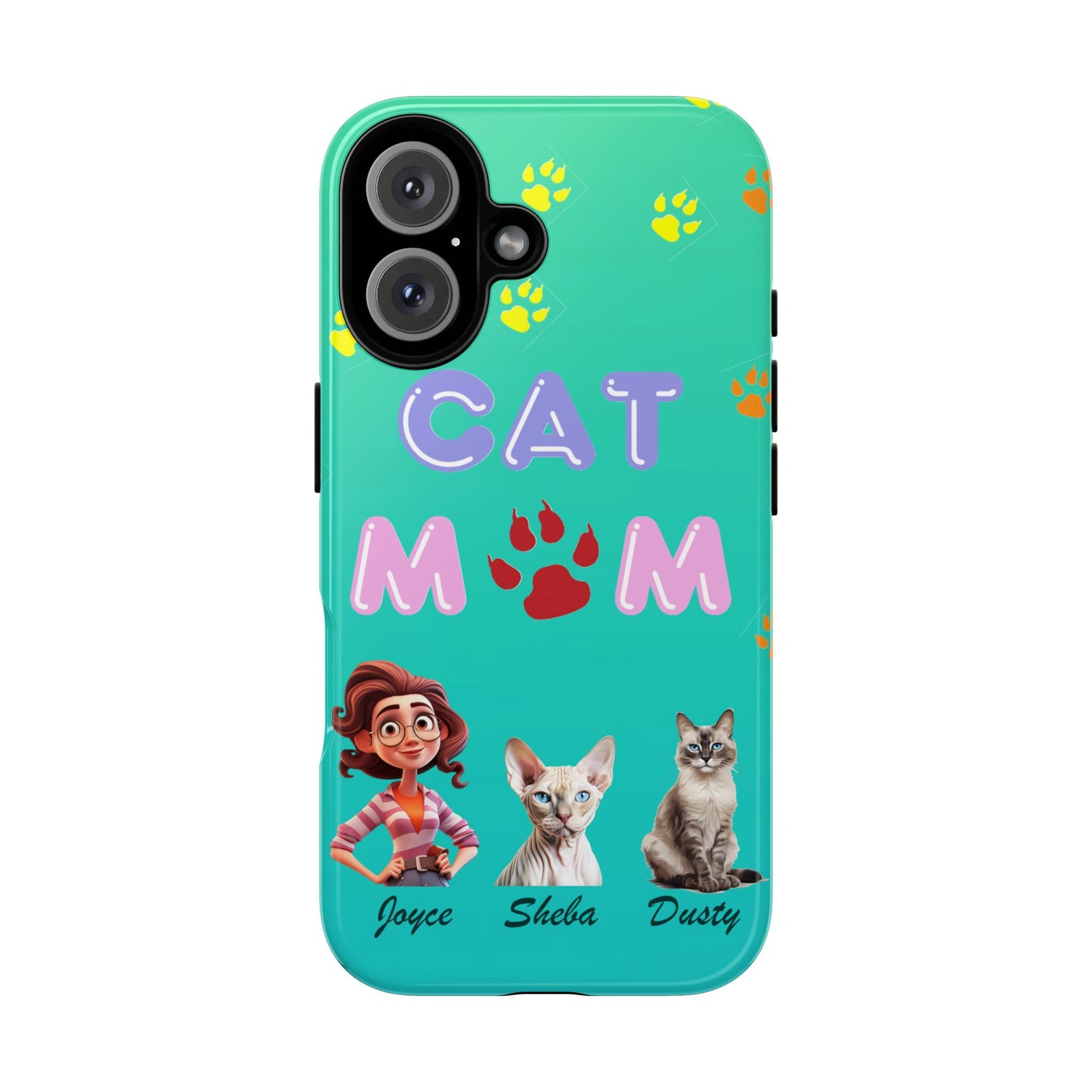 Cat Mom - Tough Cases - Mother's Day - Whimsical