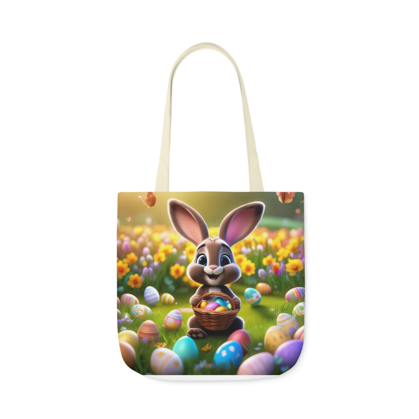 Easter - Canvas Tote Bag, 5-Color Straps