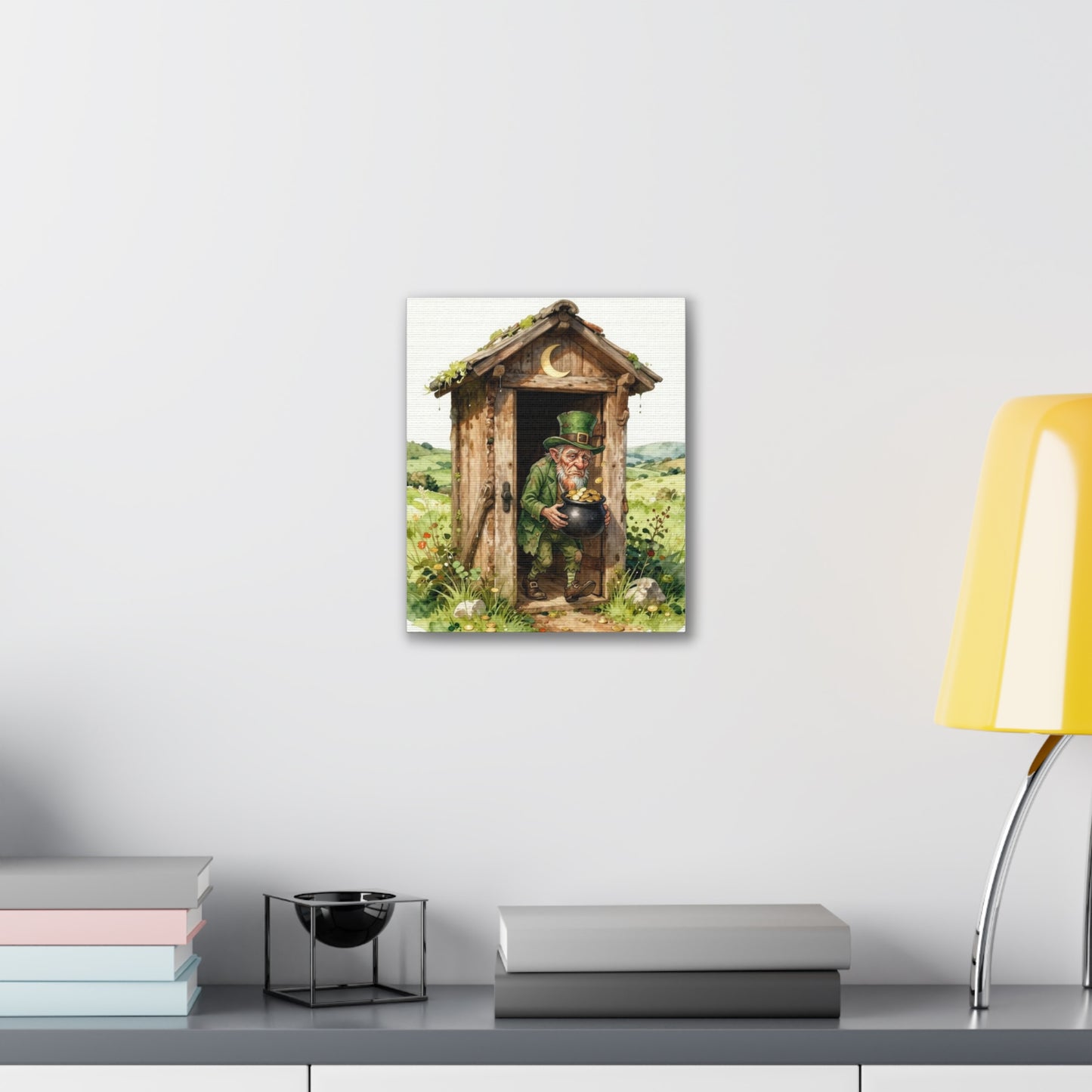 Leprechaun's Gold - Canvas Stretched, 0.75" - Wall Art - 2026 - Bathroom Humor