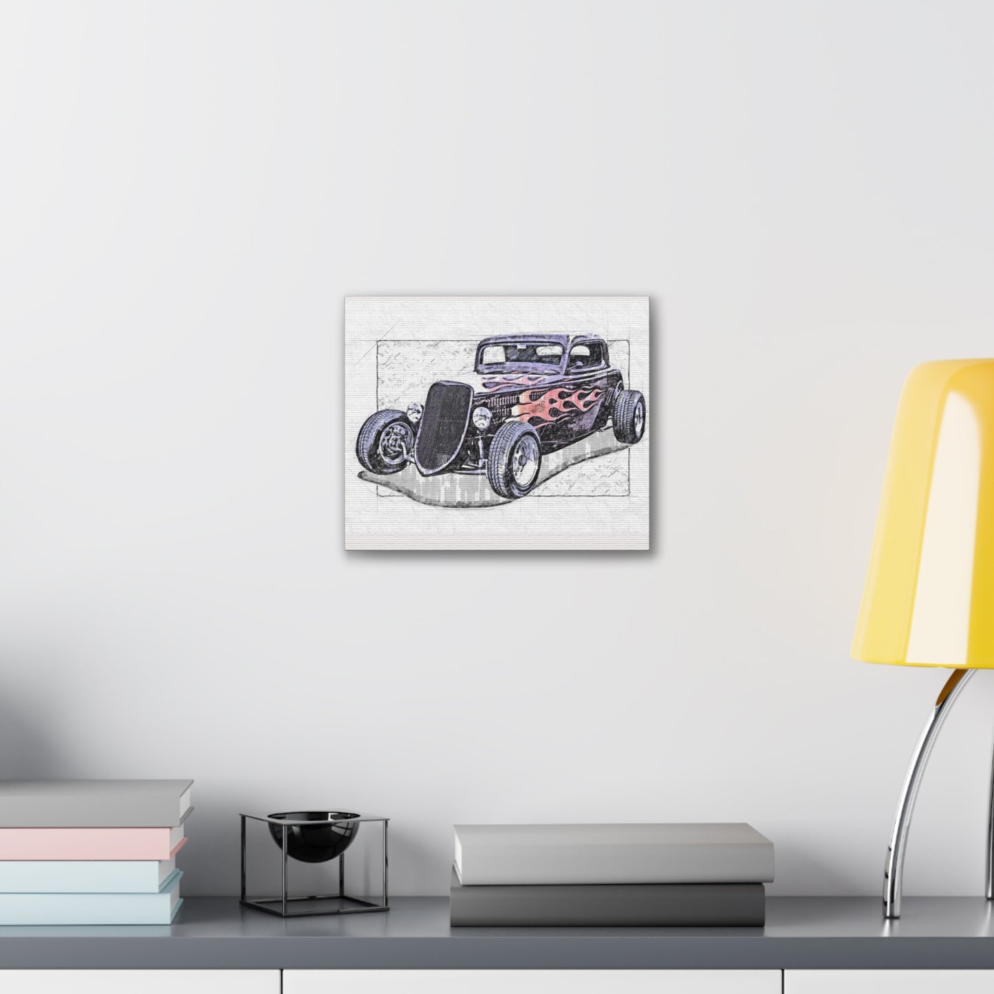 Hot Rod 1 - Canvas Stretched, 0.75" - Father's Day