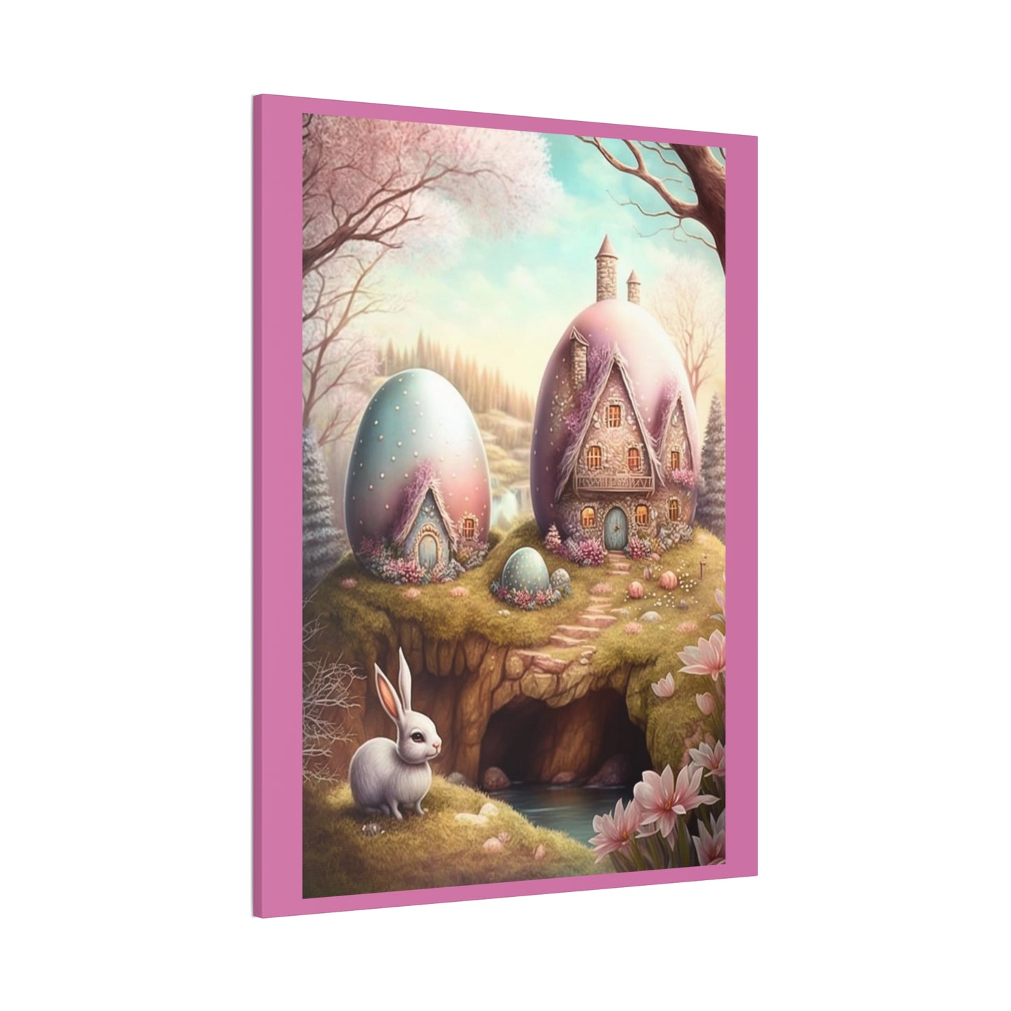 Bunny Hut - Canvas Stretched, 0.75" - Easter