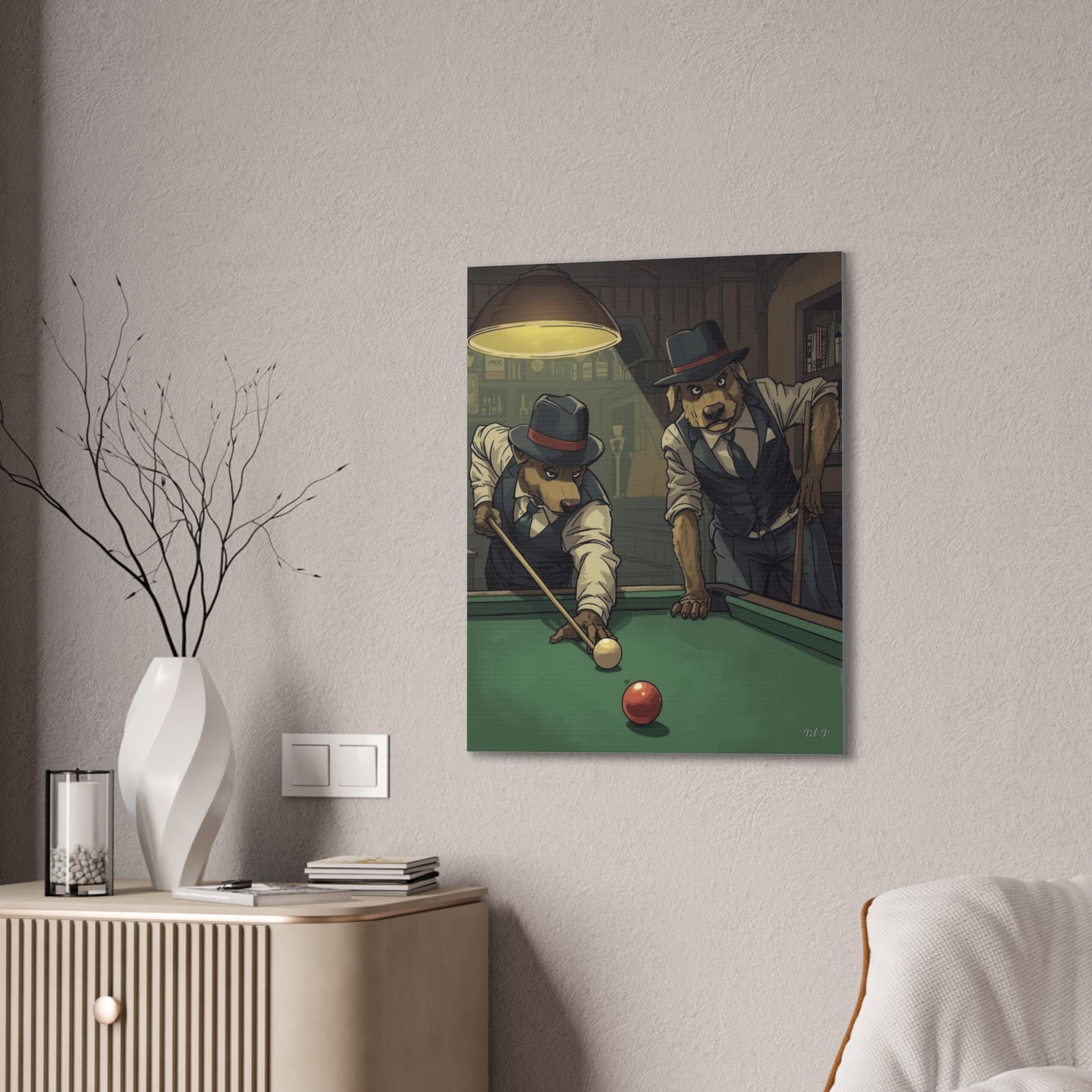 Gangster Dogs - Canvas Stretched, 0.75" - 2026 Wall Art - Sports