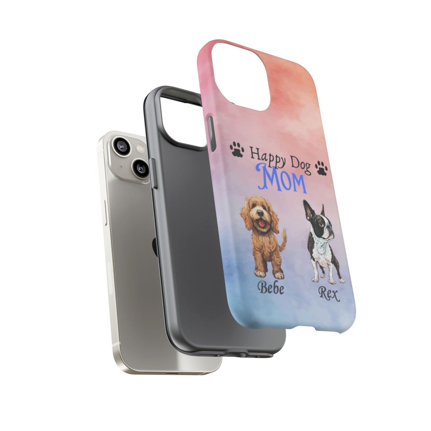 Dog Mom - Personalized - Whimsical Phone Cases - Mother's Day