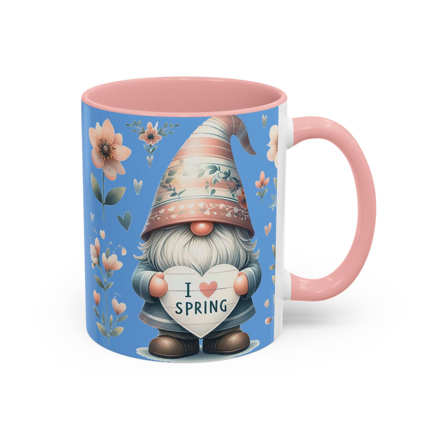 I Love Spring - Accent Coffee Mug (11, 15oz)