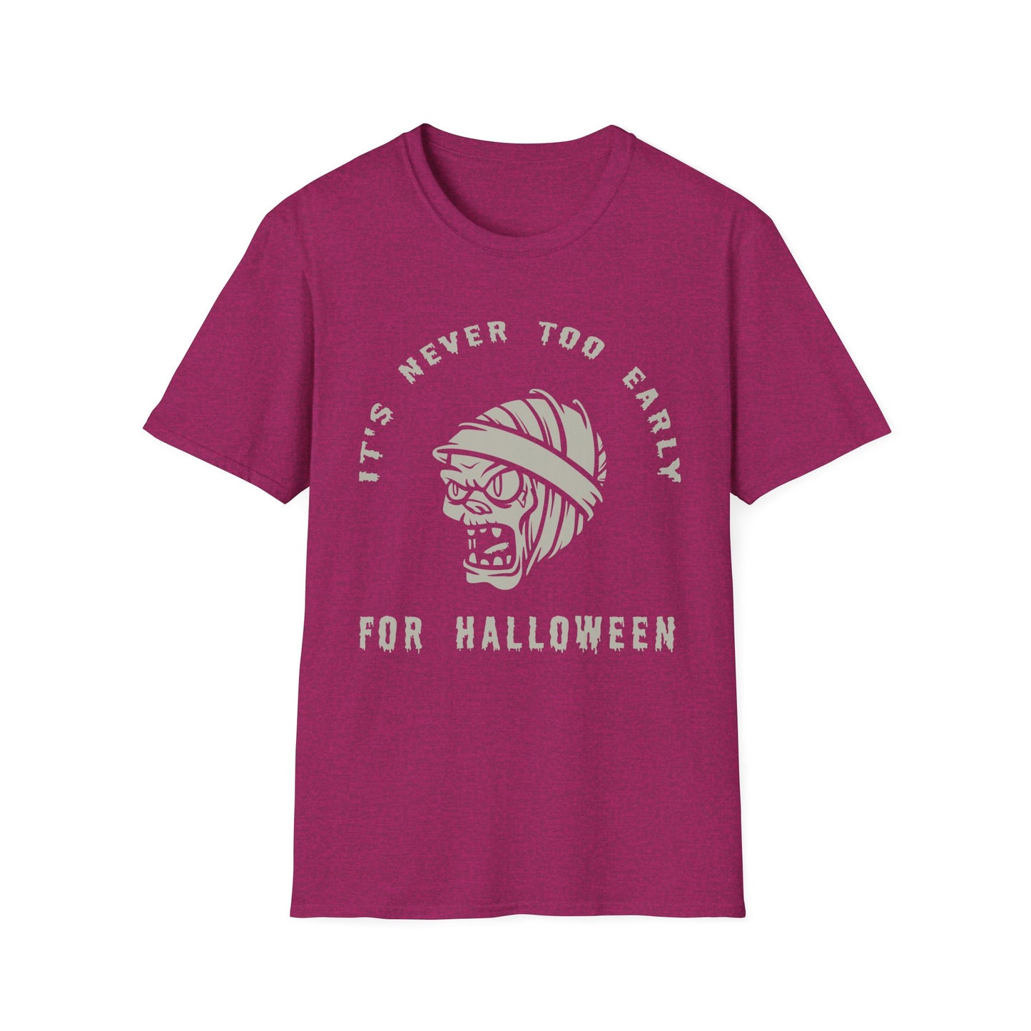 It's Never too late - Unisex Softstyle T-Shirt - Halloween