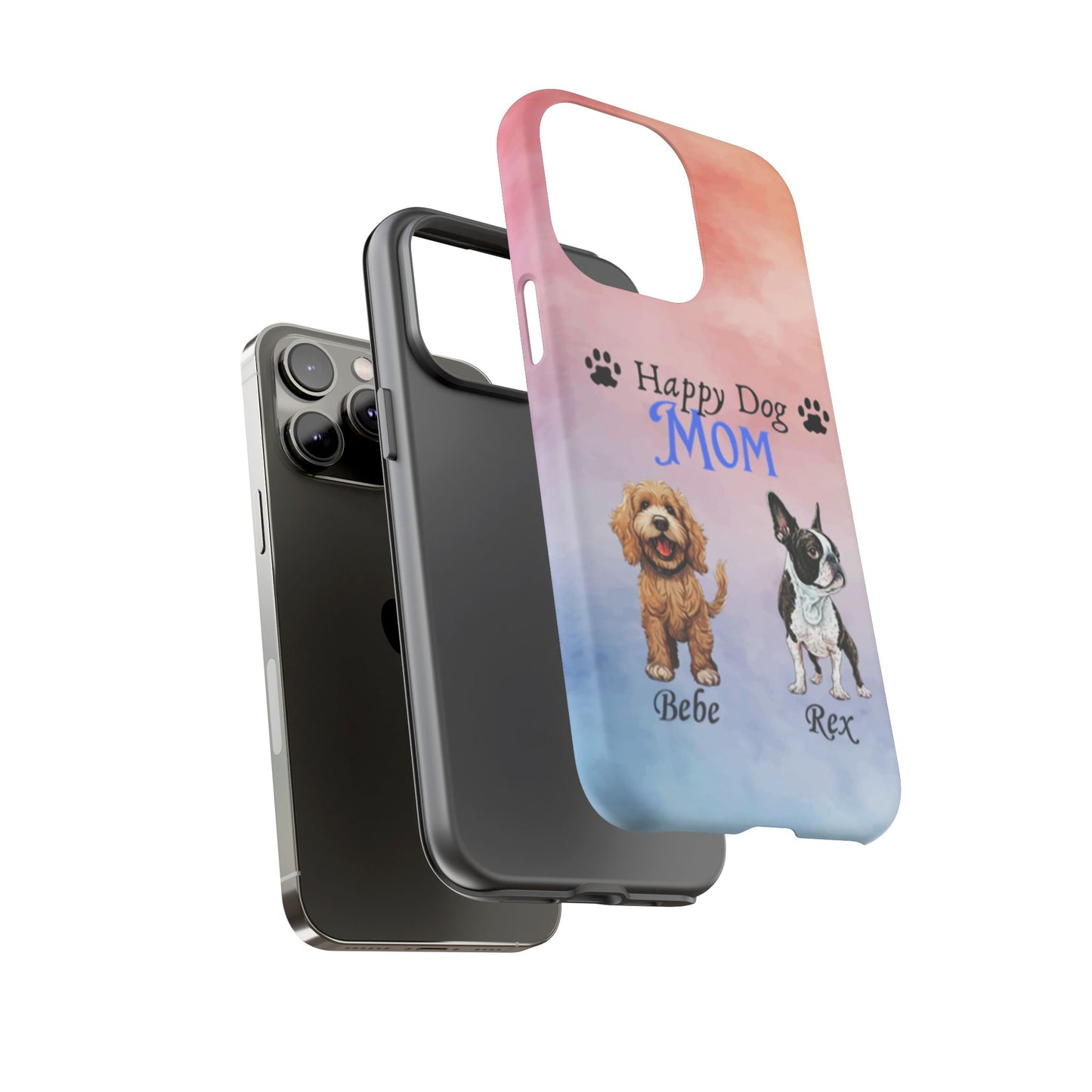 Dog Mom - Personalized - Whimsical Phone Cases - Mother's Day