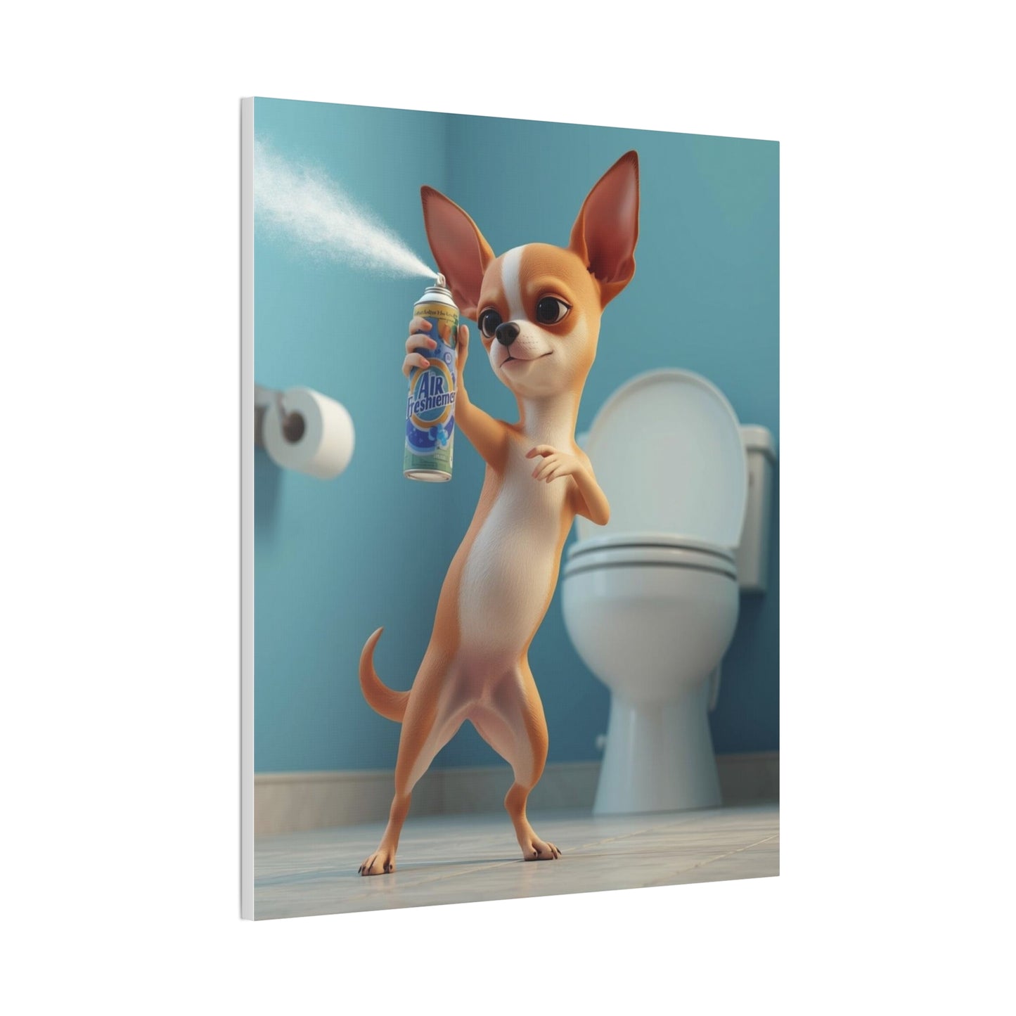Chihuahua - Canvas Stretched, 0.75" - Wall art 2026 - Bathroom Humor