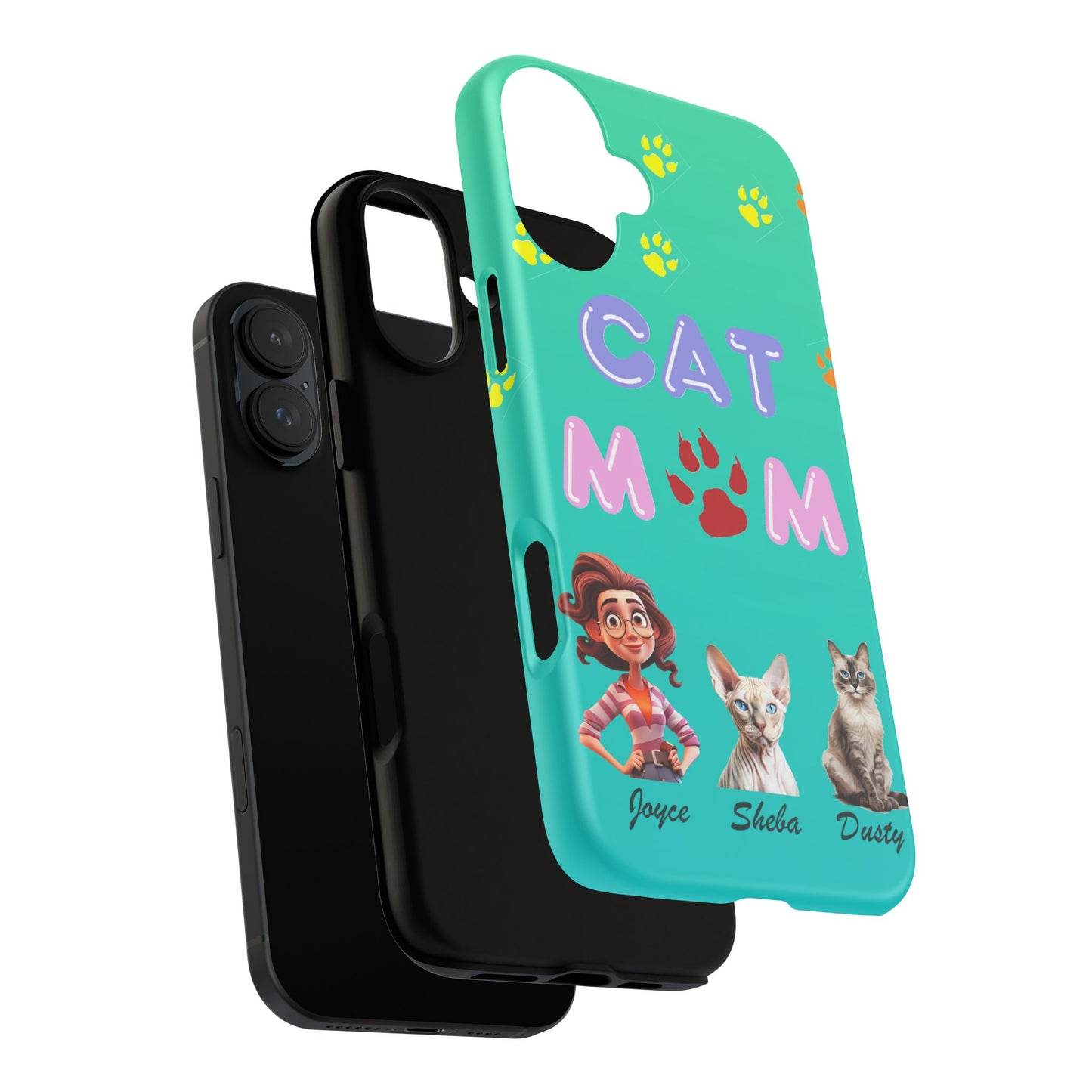 Cat Mom - Tough Cases - Mother's Day - Whimsical