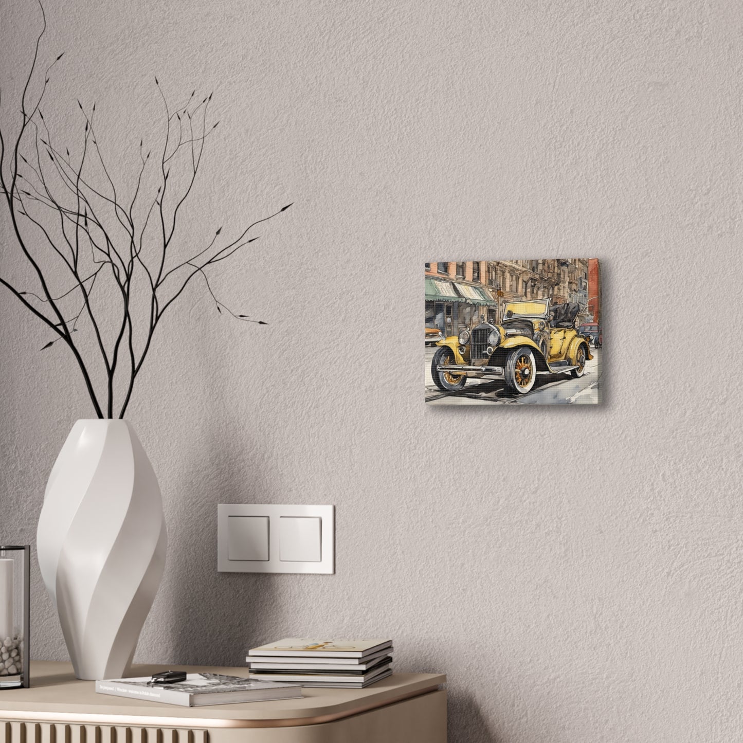 Antique Car - Canvas Stretched, 0.75" - Father's Day