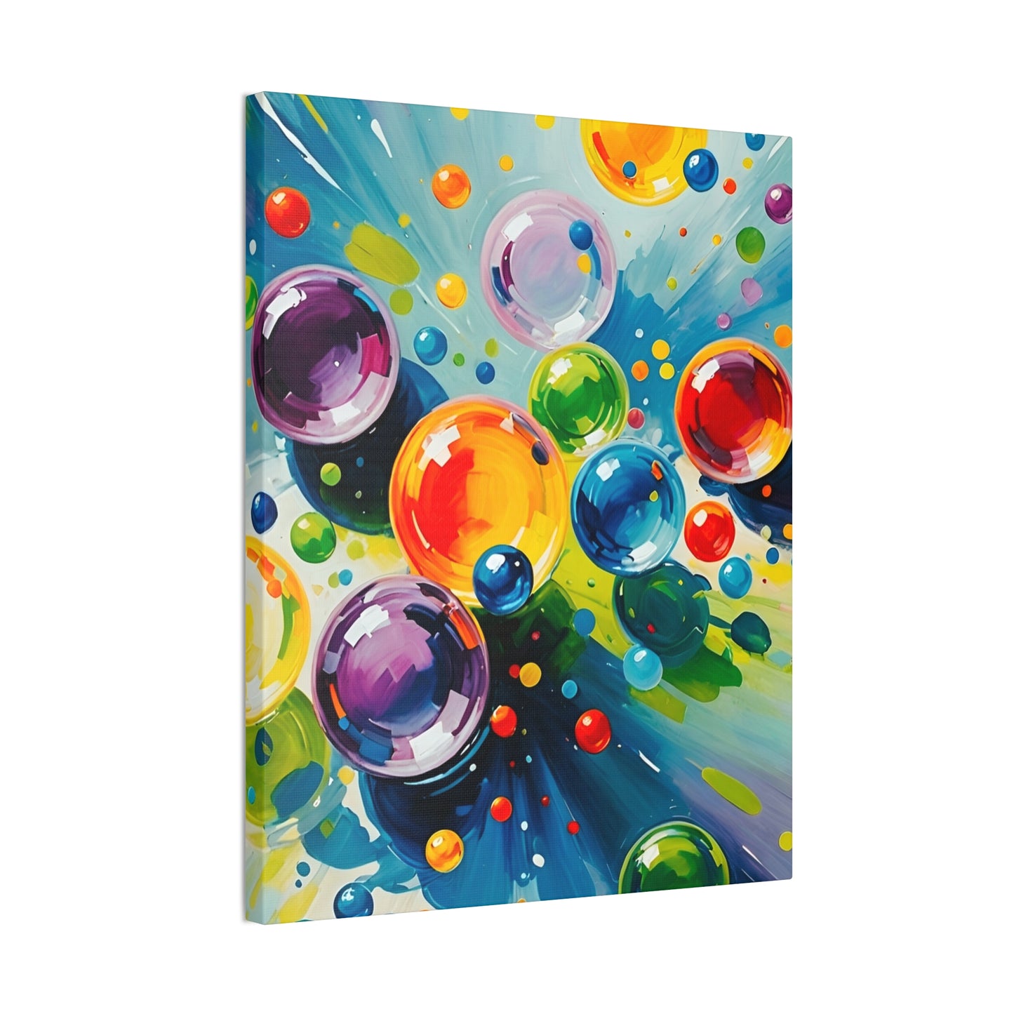 Colored Balls - Canvas Stretched, 0.75"