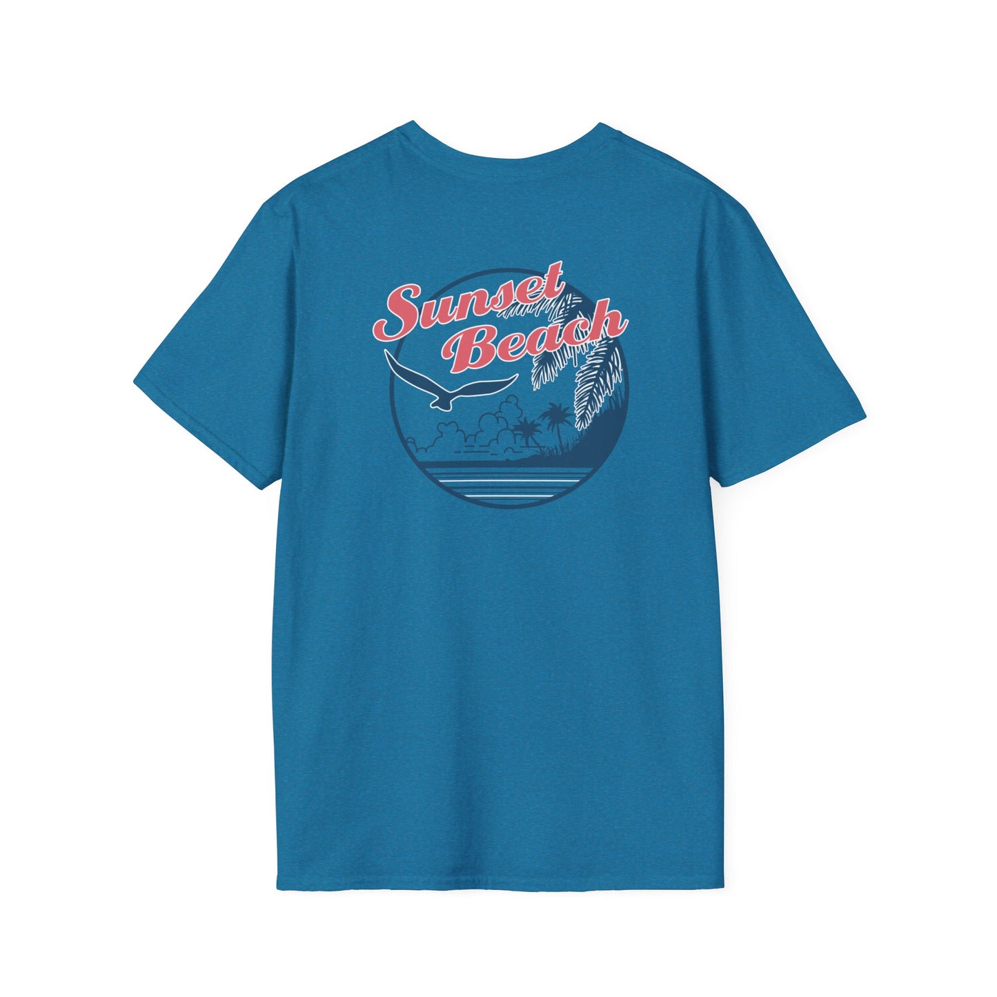 Sunset Beach - Unisex Softstyle T-Shirts