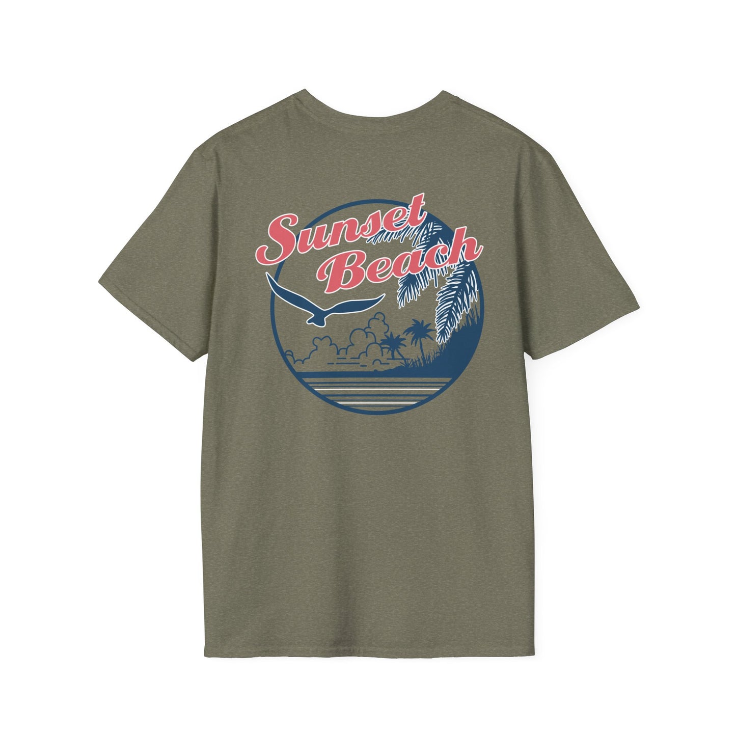 Sunset Beach - Unisex Softstyle T-Shirts