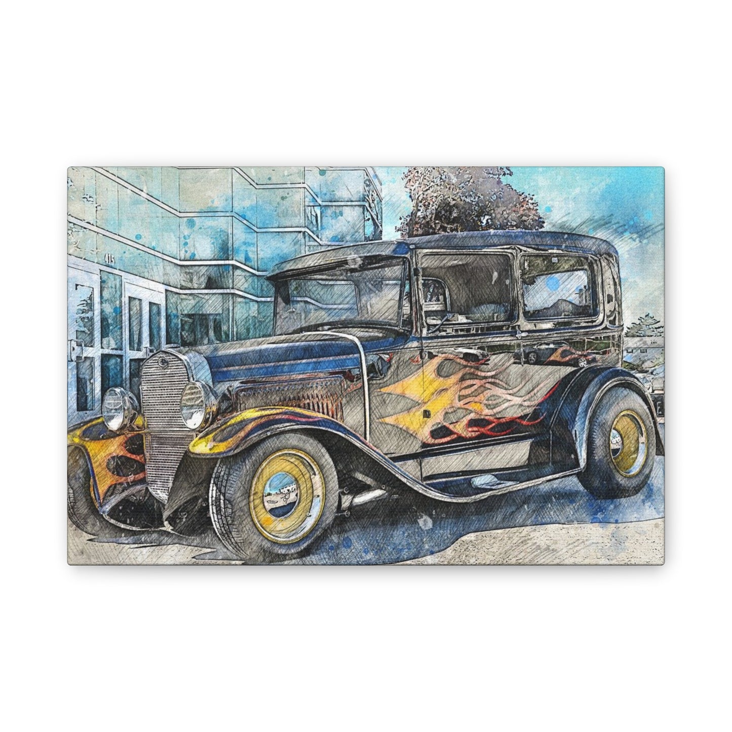 Coupe - Canvas Stretched, 0.75" - Father's Day