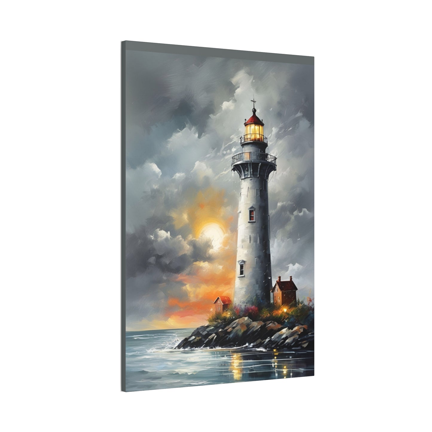 Light House - Canvas -Stretched, 0.75"