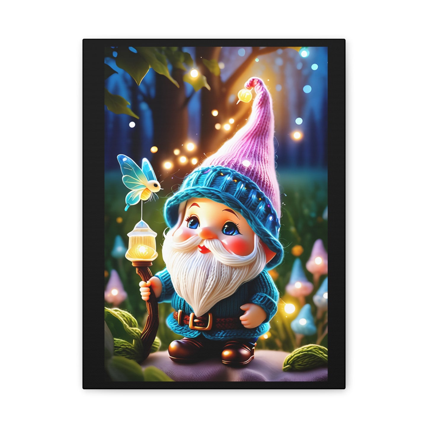 Gnome - Canvas Stretched, 0.75"