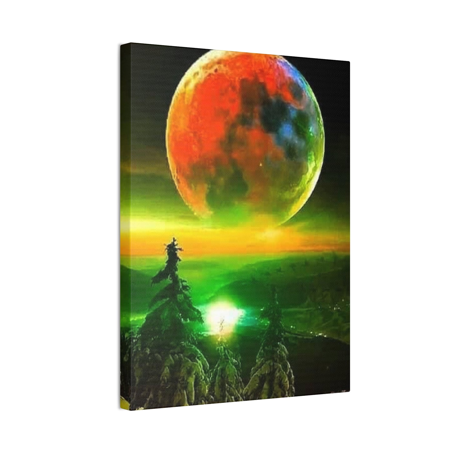 Harvest Moon - Canvas Stretched, 0.75"