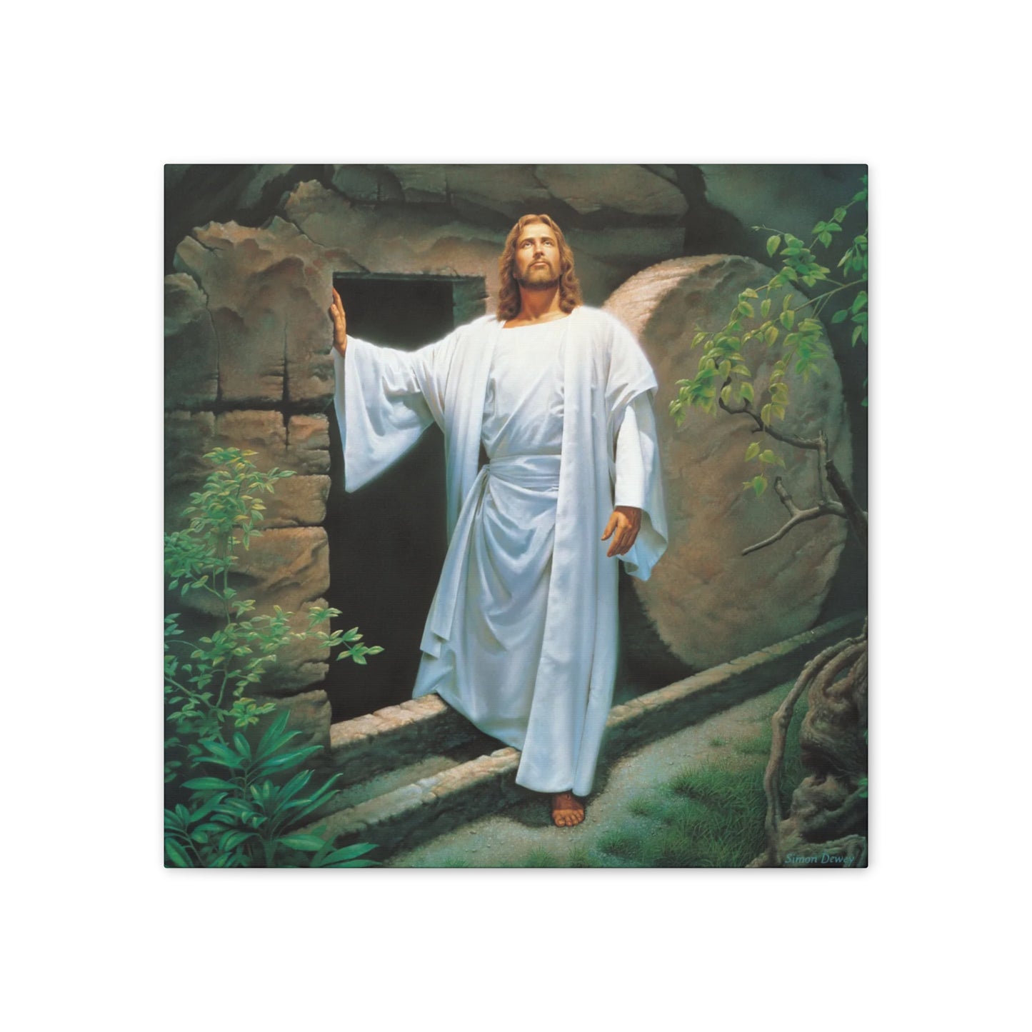 He is Risen - Canvas Stretched, 0.75" - Easter - Mother's Day - Father's Day