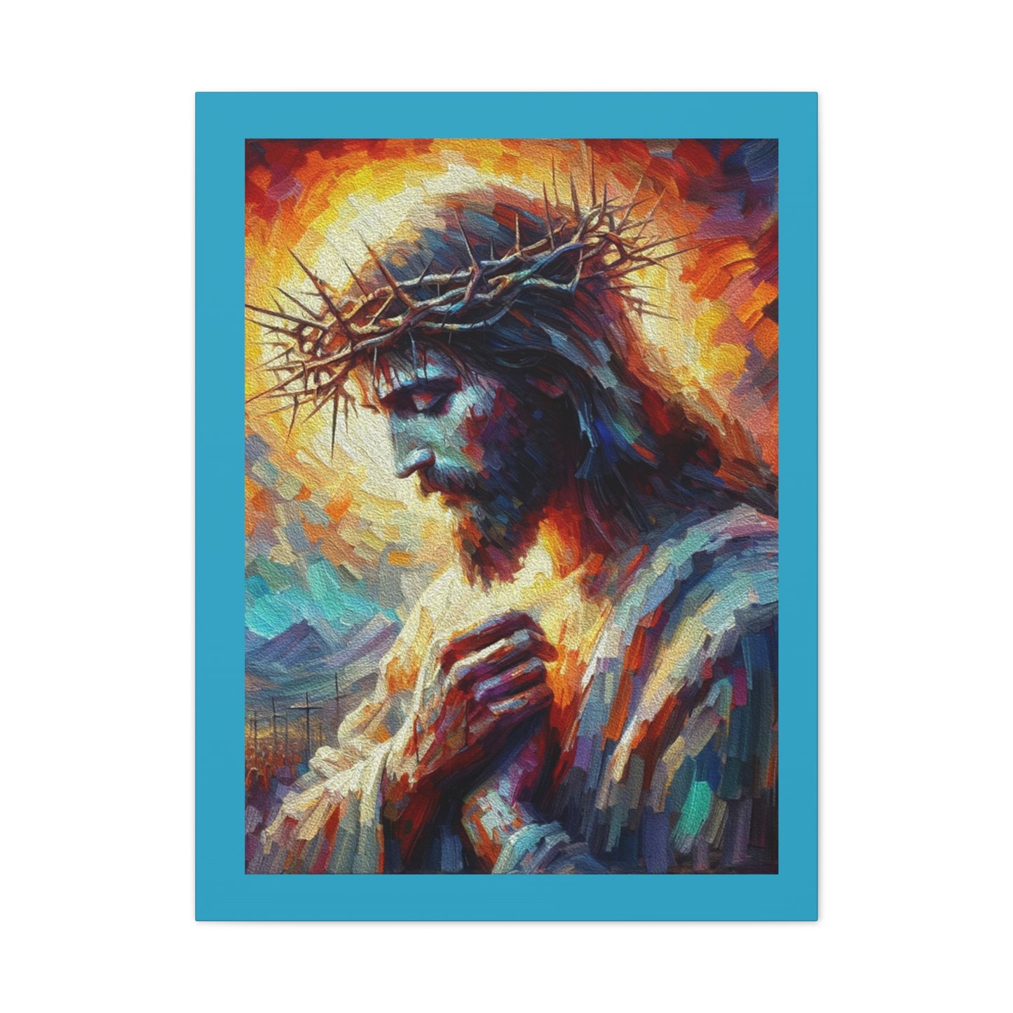 Crown of Thorns - Canvas Stretched, 0.75" - Easter