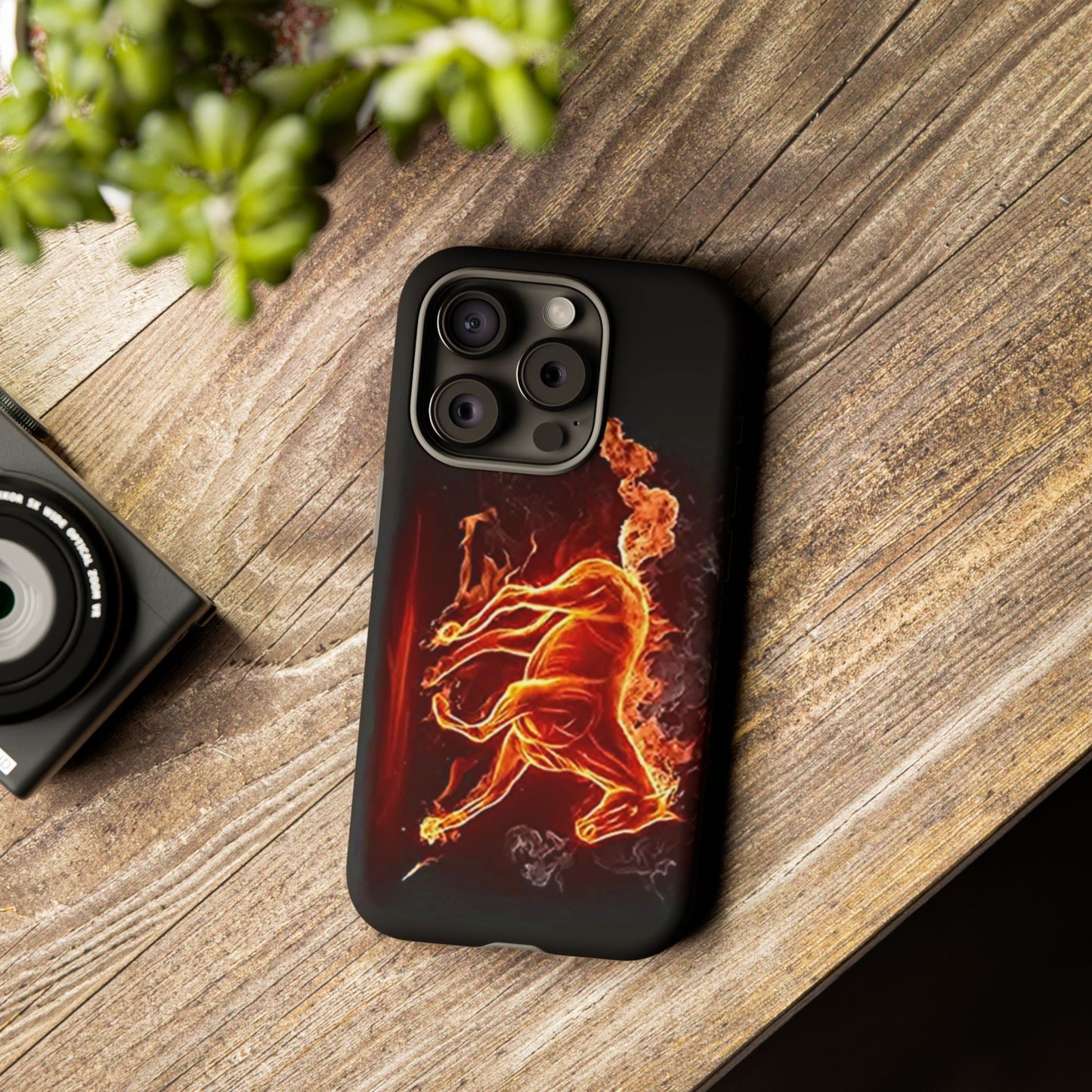 Burning Horse - Whimsical Phone Cases