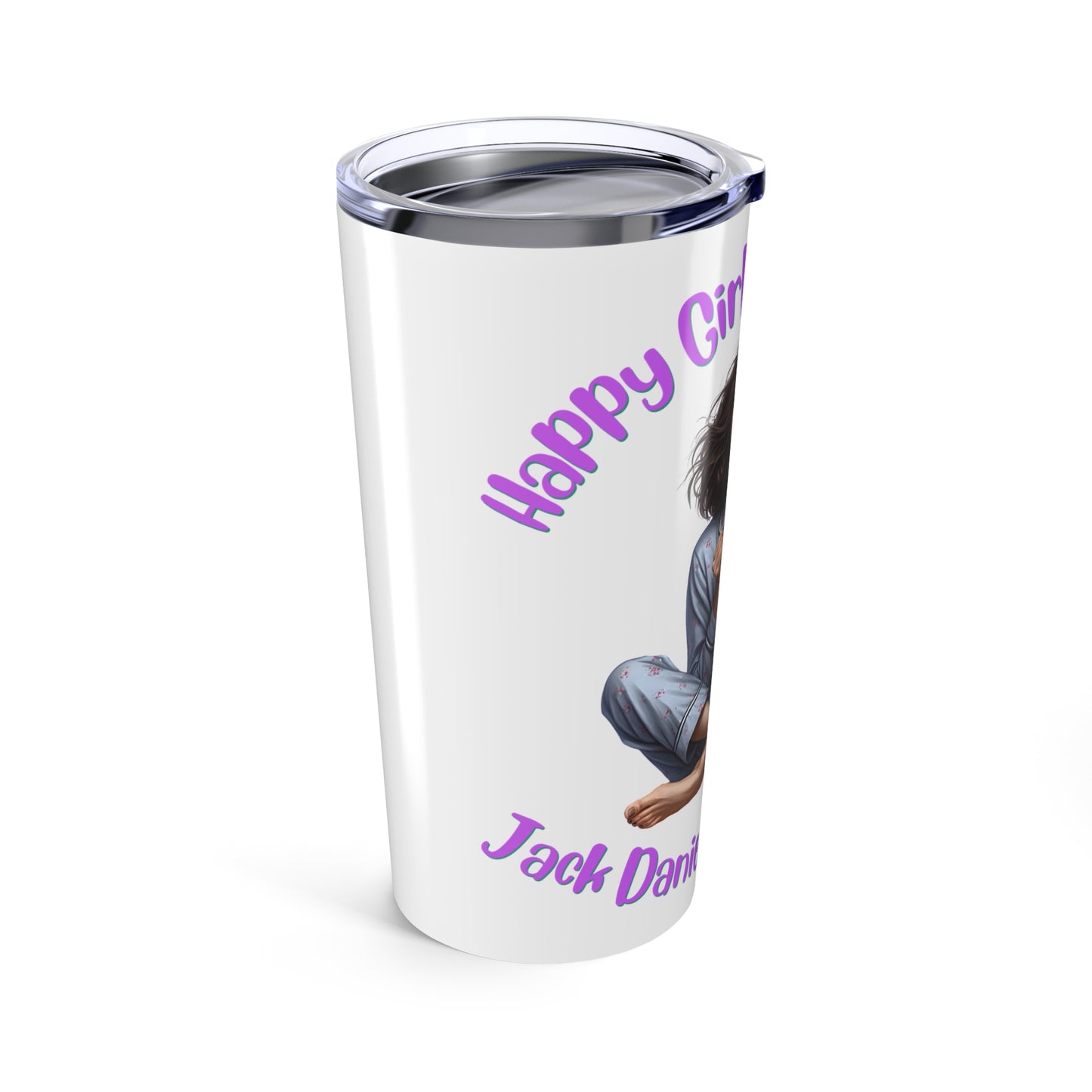 Happy Girl - Tumbler 20oz - Mother's Day - Mugs and Tumblers