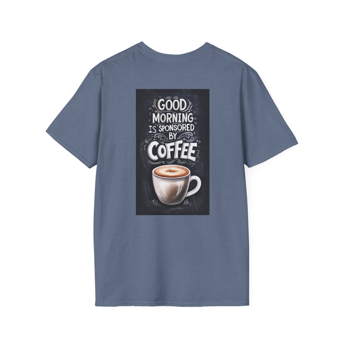 Sponsored by Coffee - Unisex Softstyle T-Shirts