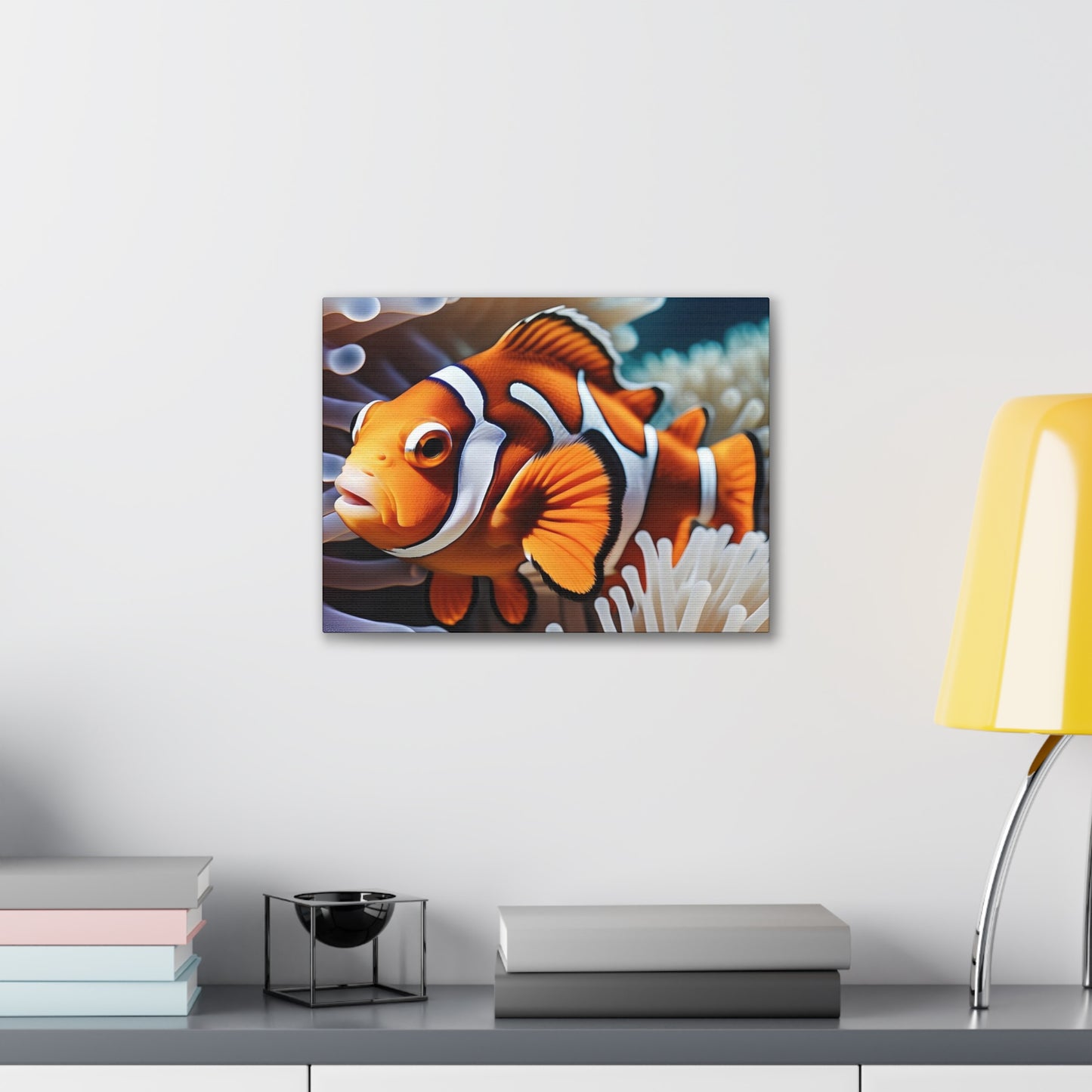 Clown Fish - Canvas Stretched, 0.75"