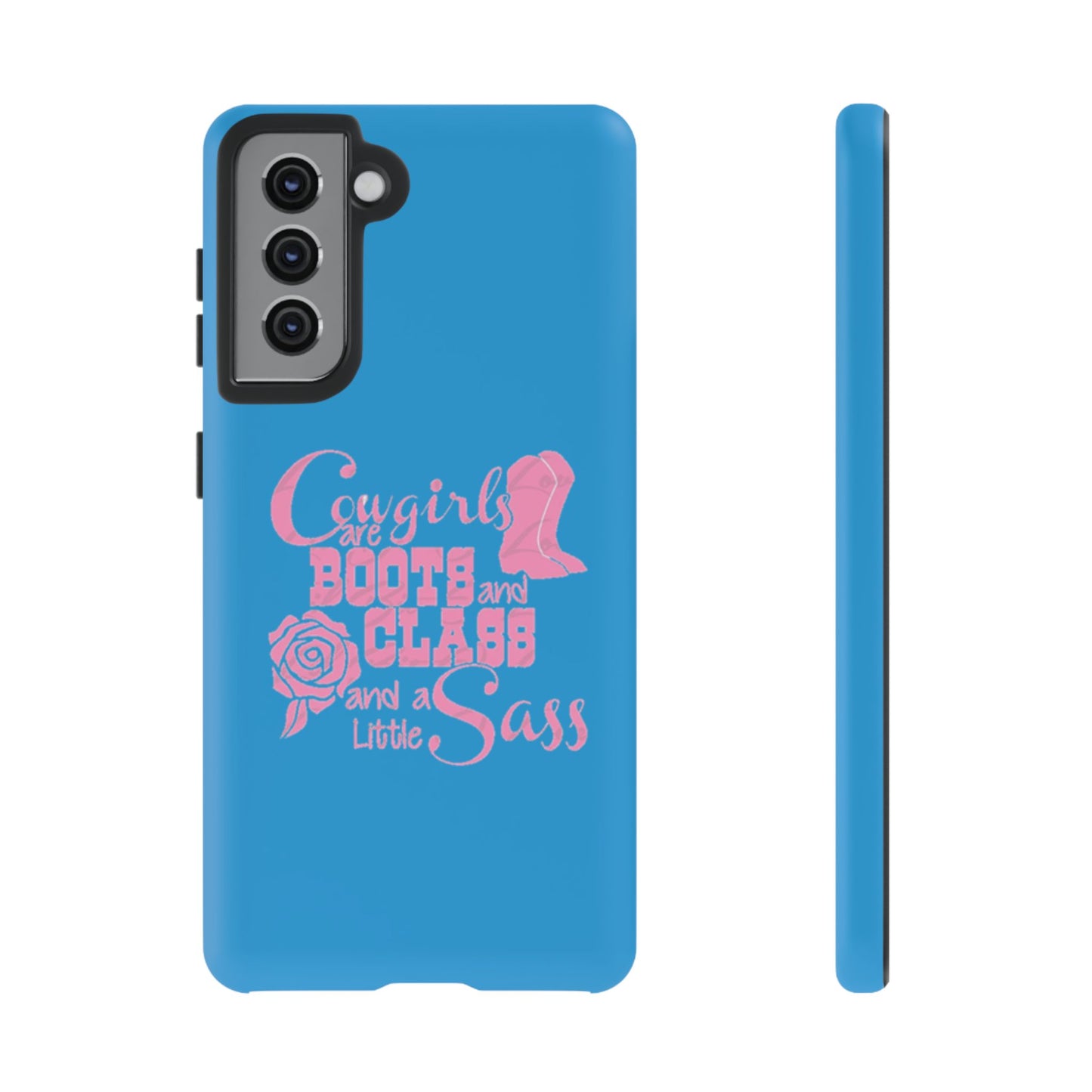 CowGirls are Boots -Tough Whimsical Phone Cases