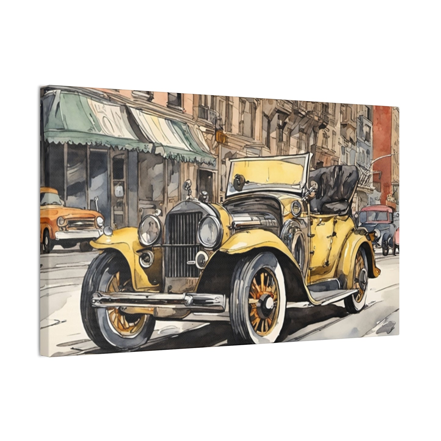 Antique Car - Canvas Stretched, 0.75" - Father's Day