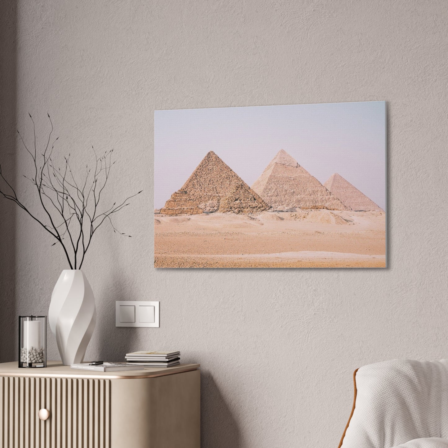 Pyramids - Canvas Stretched, 0.75"