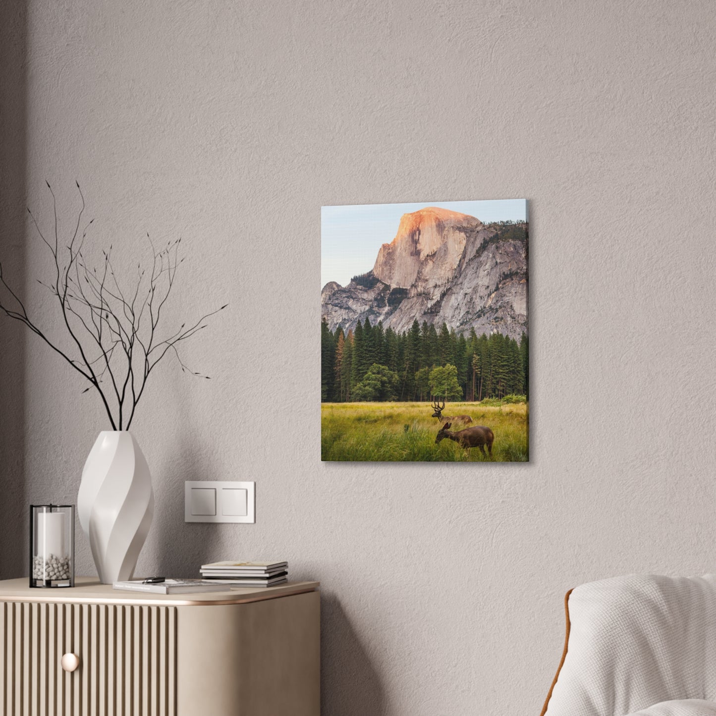 Half Dome Meadow - Canvas Stretched, 0.75"