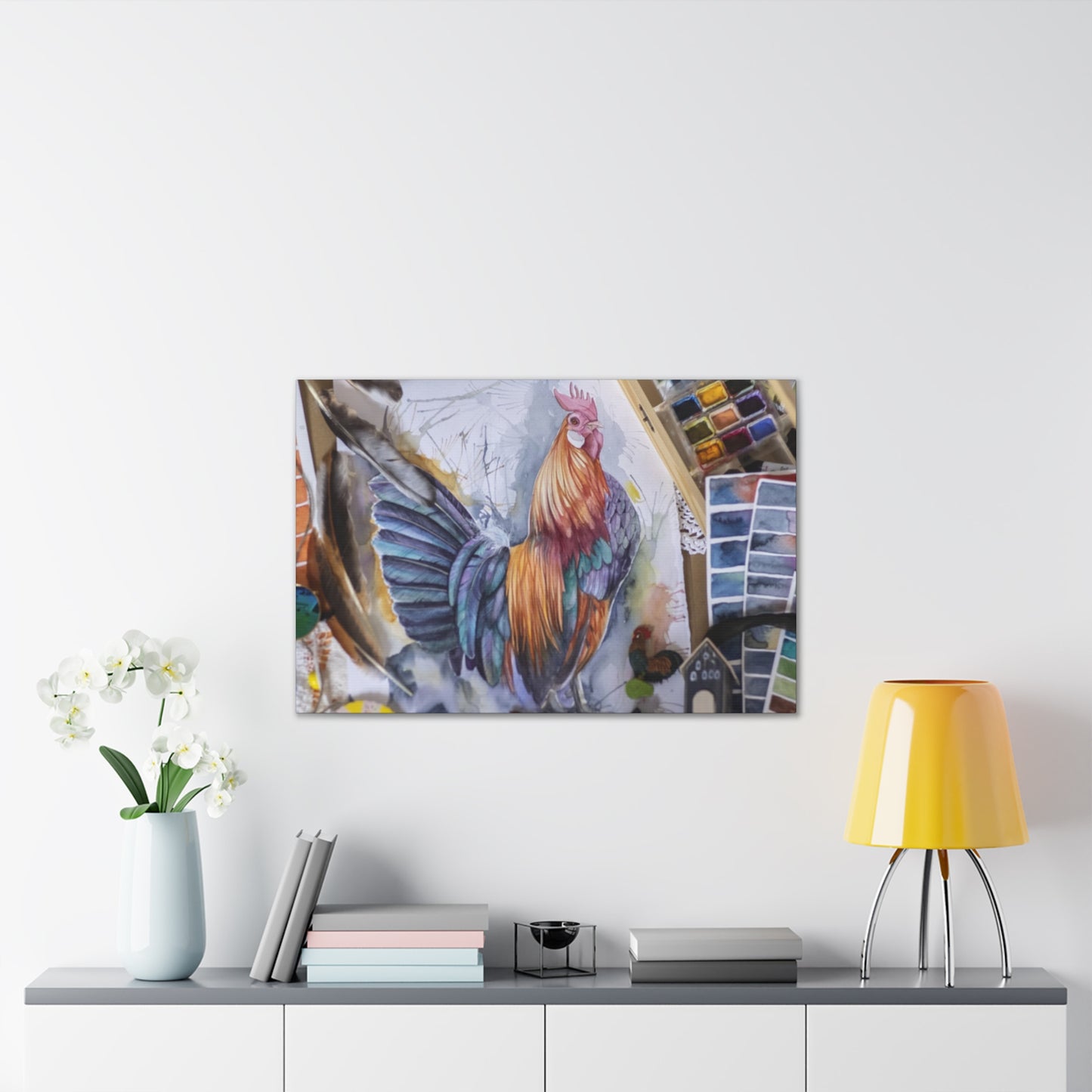 Rooster Art - Canvas Stretched, 0.75"