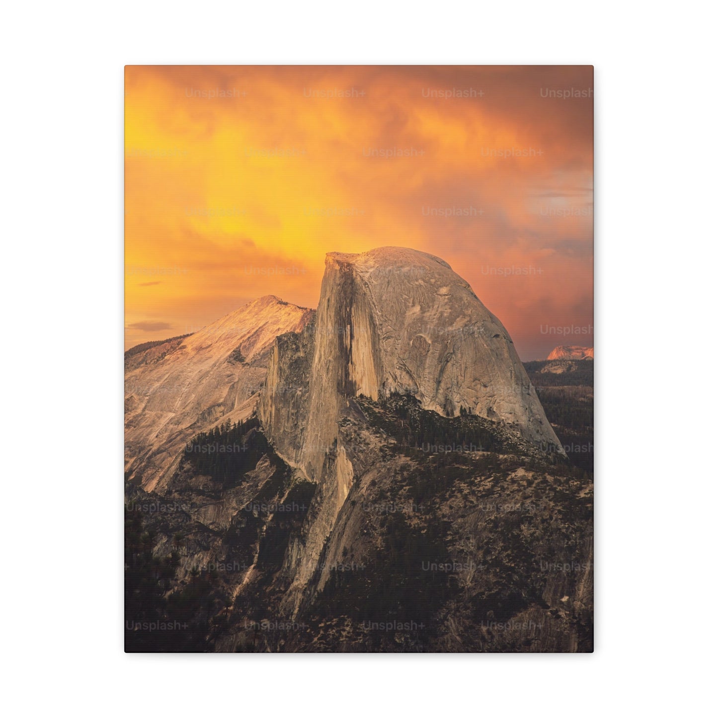 Half Dome - Canvas Stretched, 0.75"