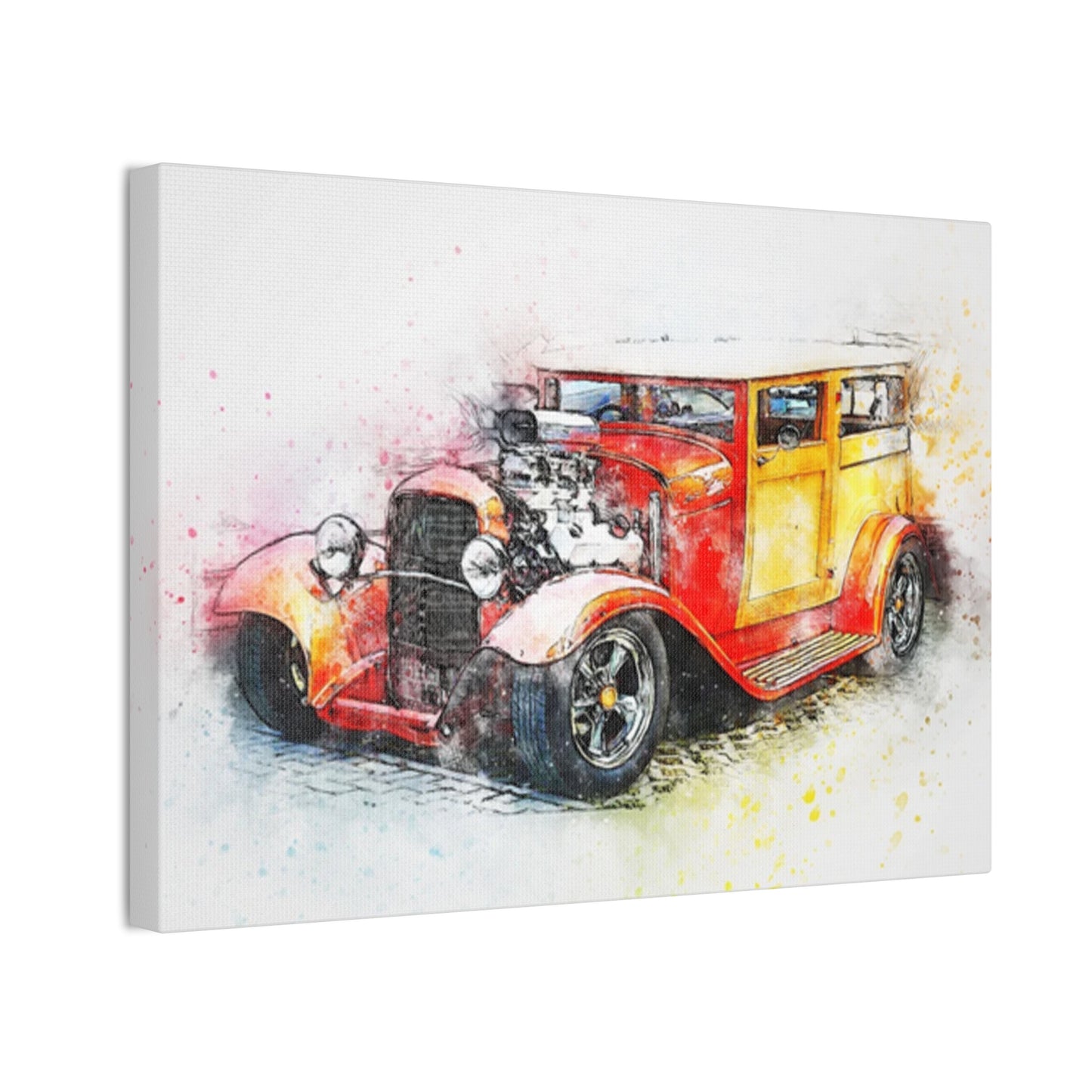 Hot Rod - Canvas Stretched, 0.75" - Father's Day