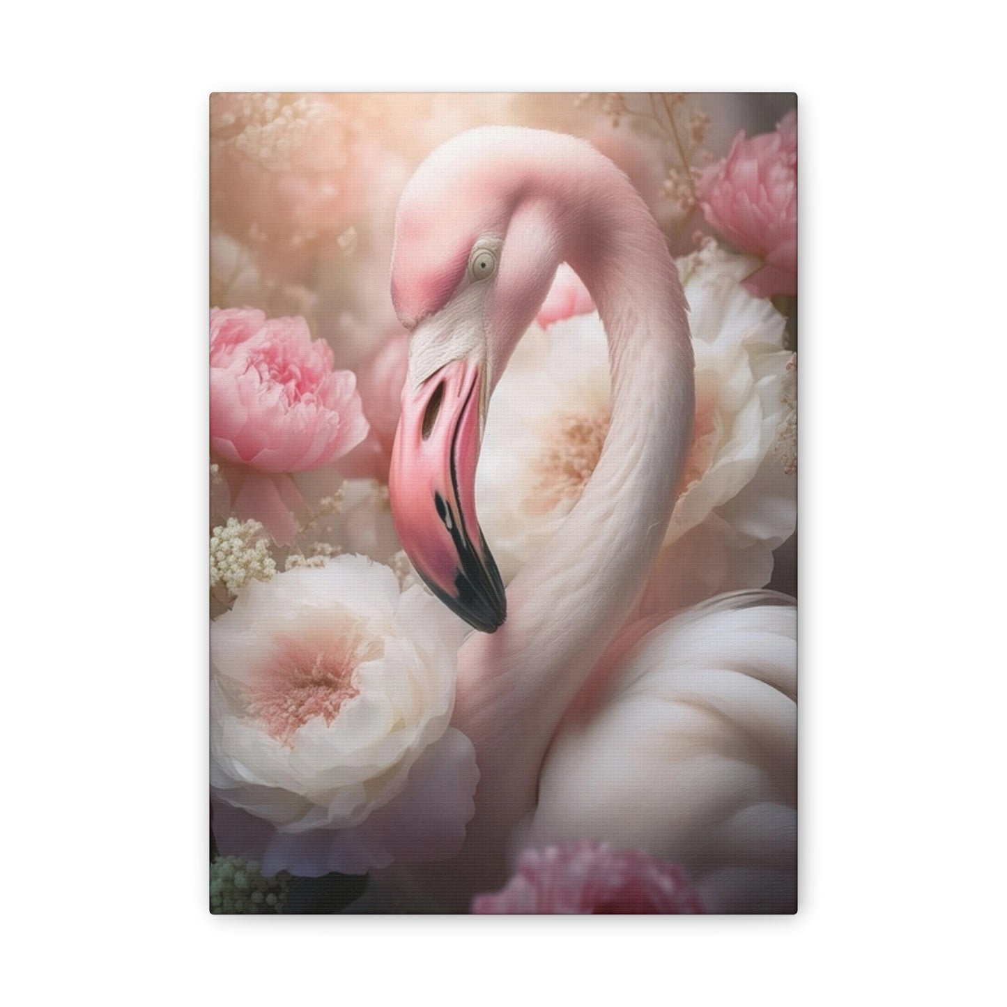 Flamingo - Canvas Stretched, 0.75"