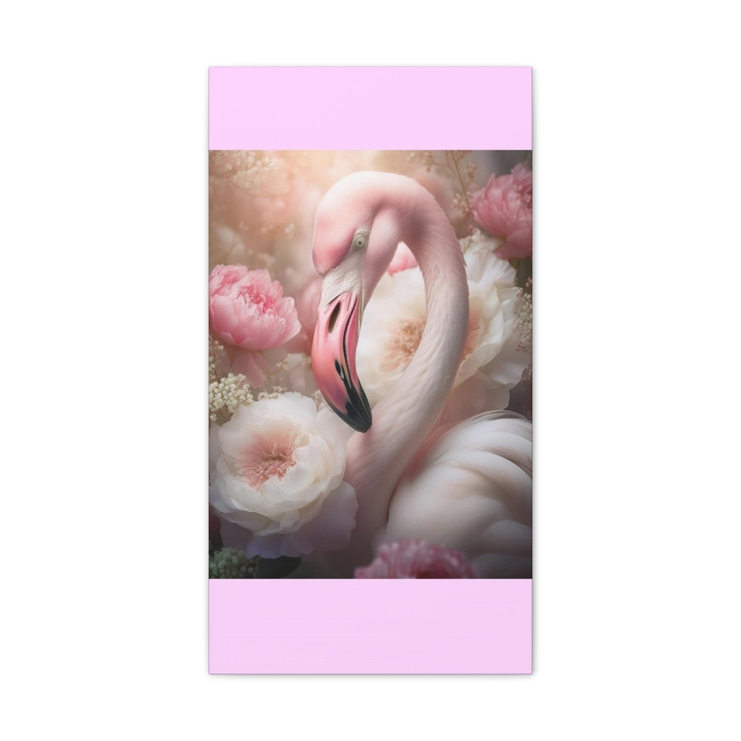 Flamingo - Canvas Stretched, 0.75"