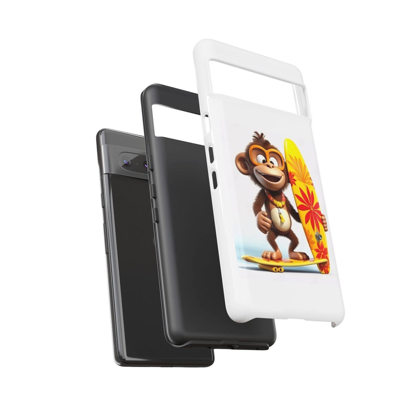 Surfer Monkey -Tough Whimsical Phone Cases