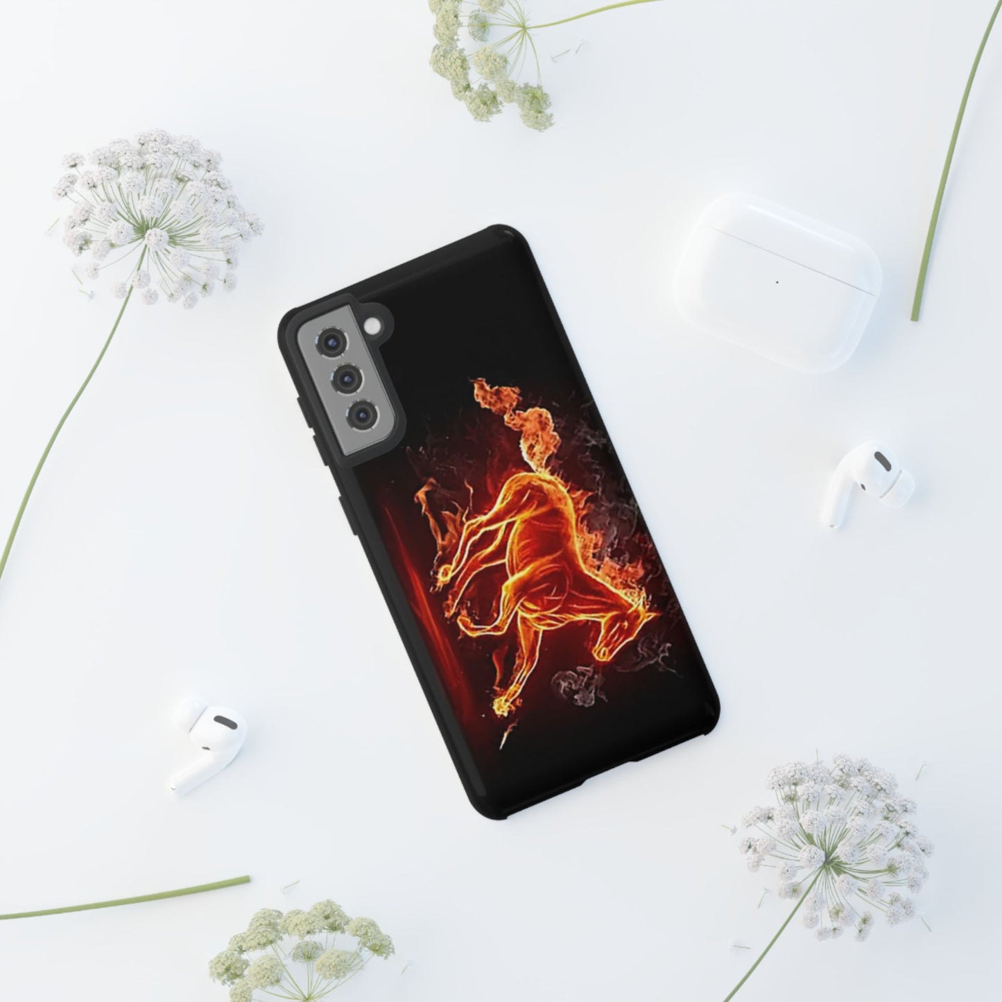 Burning Horse - Whimsical Phone Cases