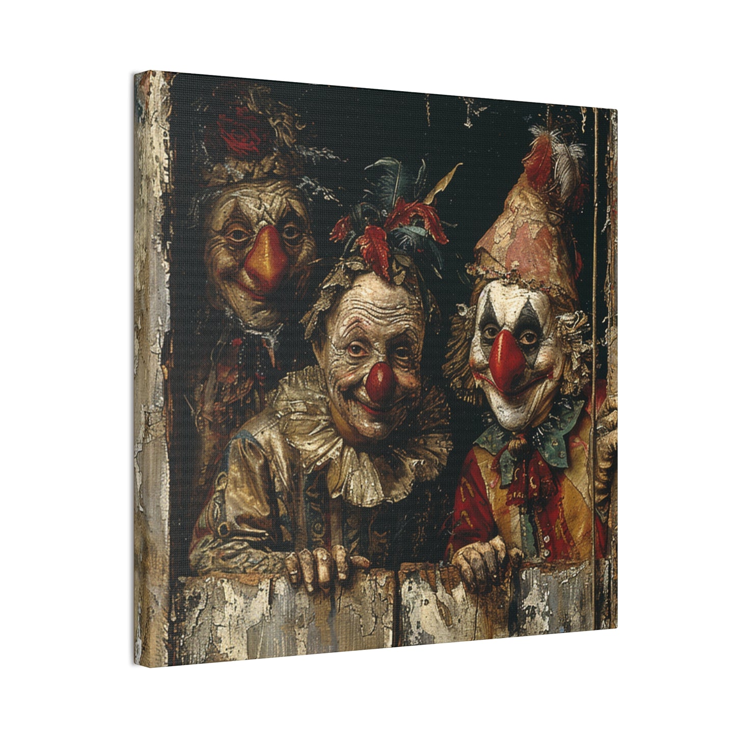 Clowns - Canvas Stretched, 0.75"