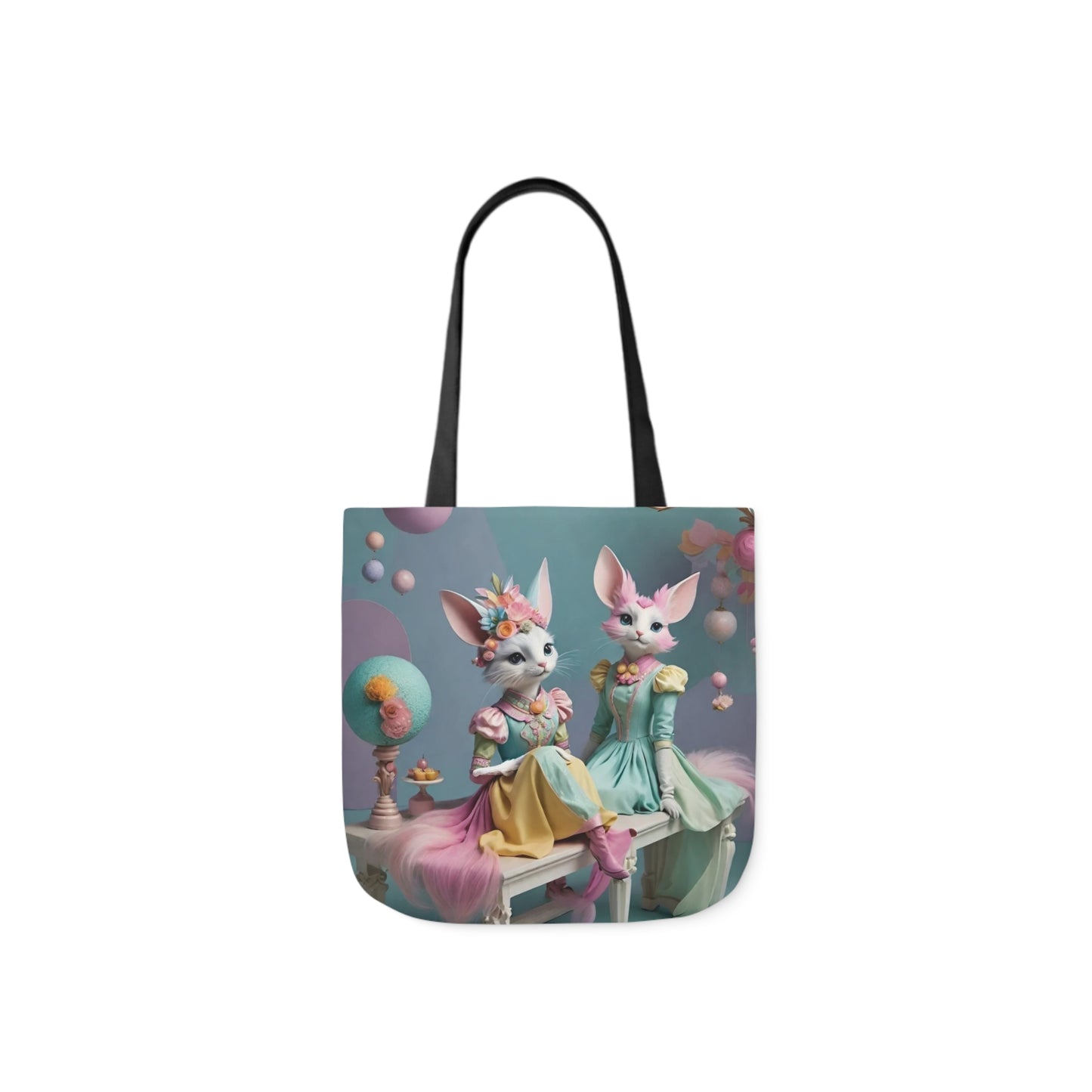 Birthday Party - Canvas Tote Bag, 5-Color Straps Easter