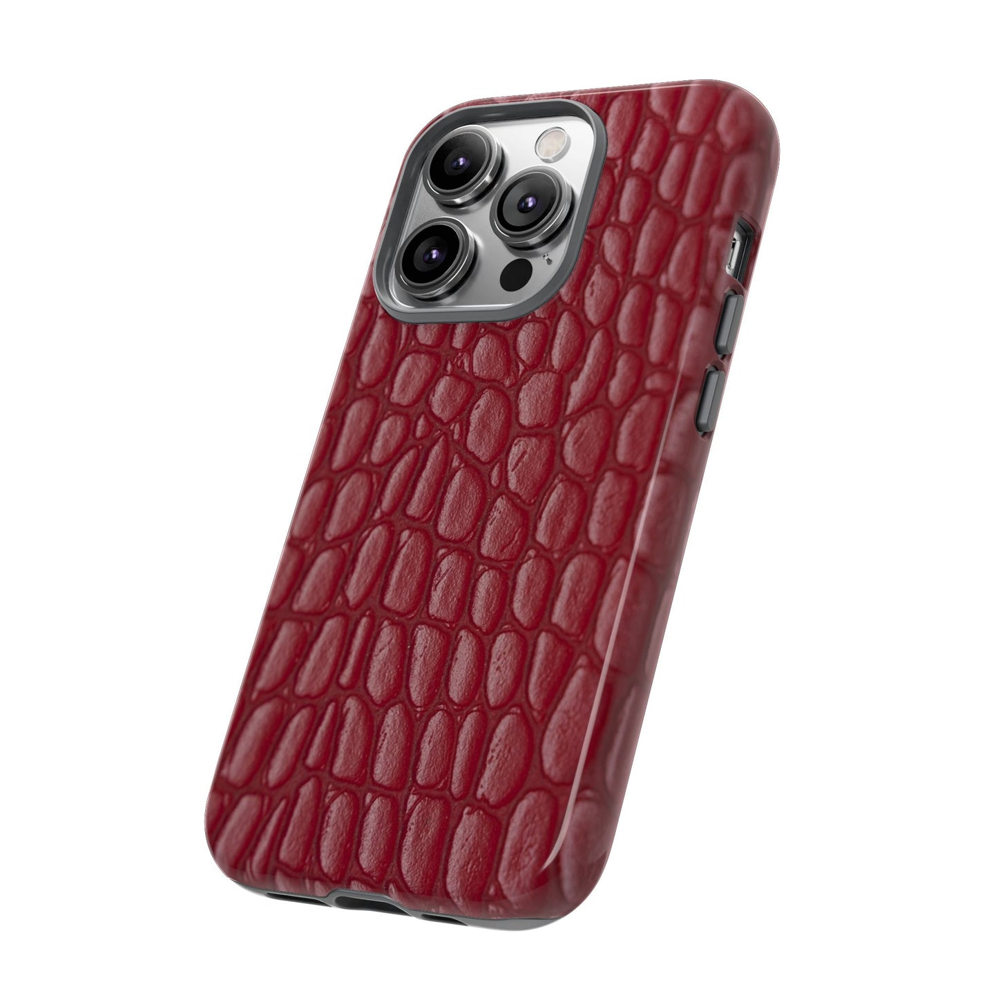 Red Leather - Tough Cases - Whimsical Phone Cases