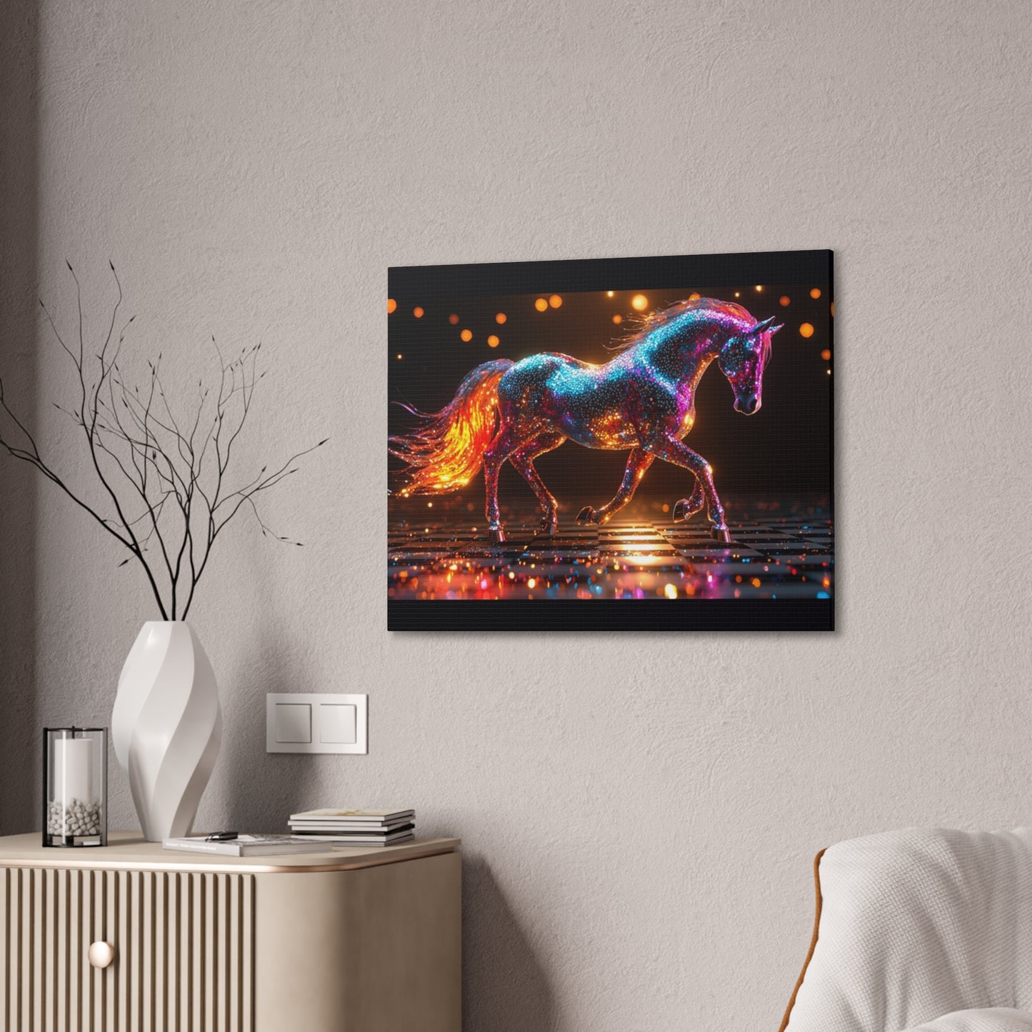 Bling Stallion - Canvas Stretched, 0.75"