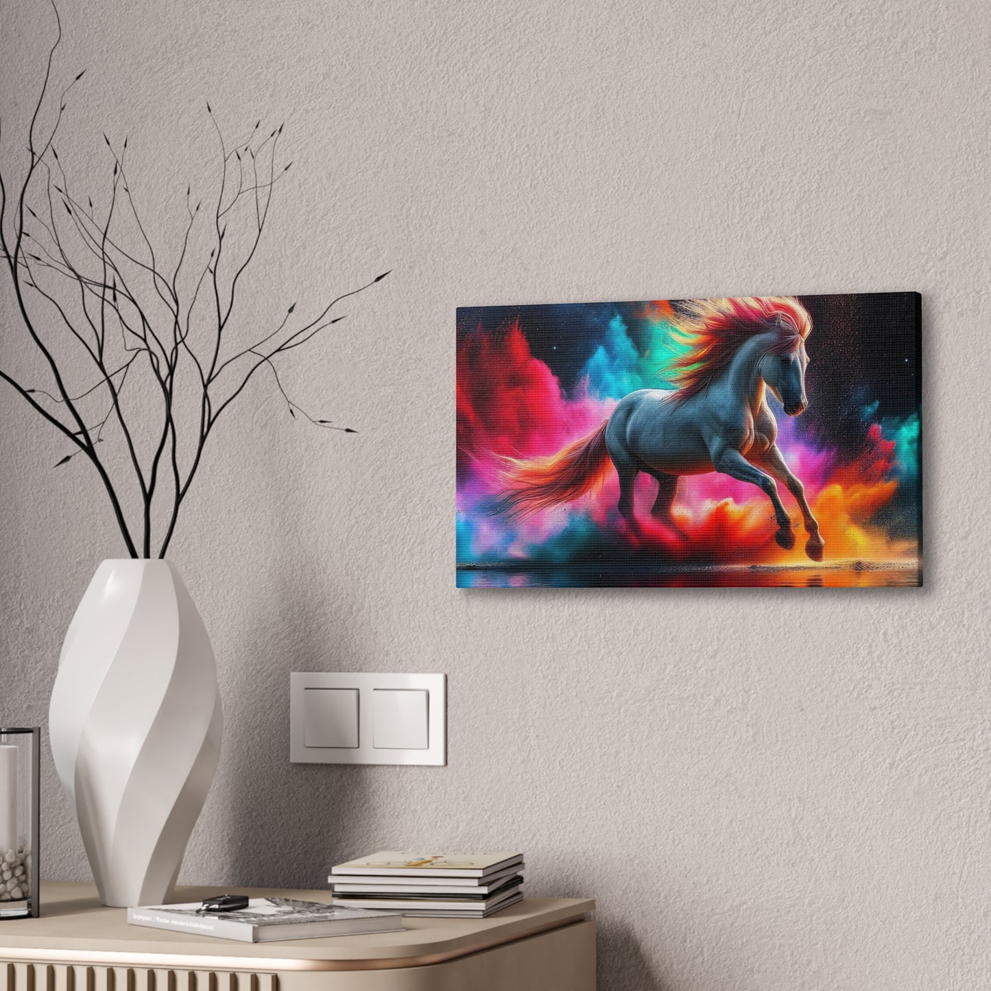 Colorful Horse - Canvas Stretched, 0.75"