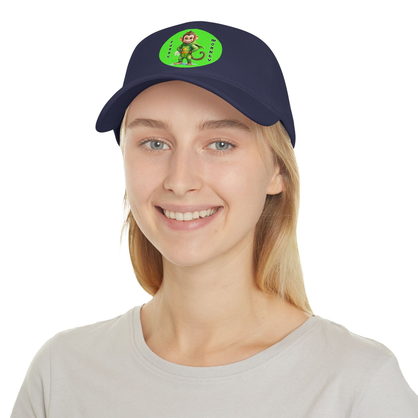 Funny Monkey - Low Profile Baseball Cap