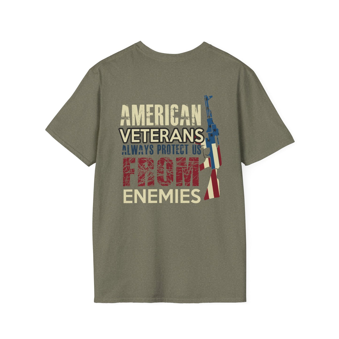 Military - Veteran - Unisex Softstyle T-Shirt