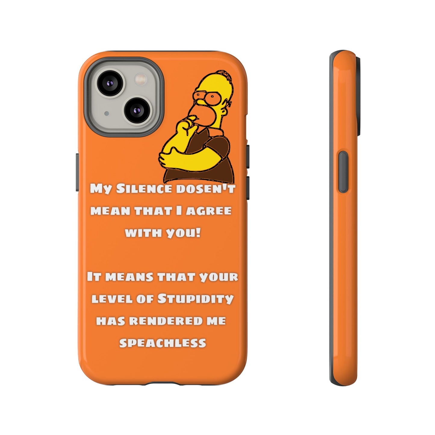 My Silence - Tough Cases - Whimsical Phone Cases