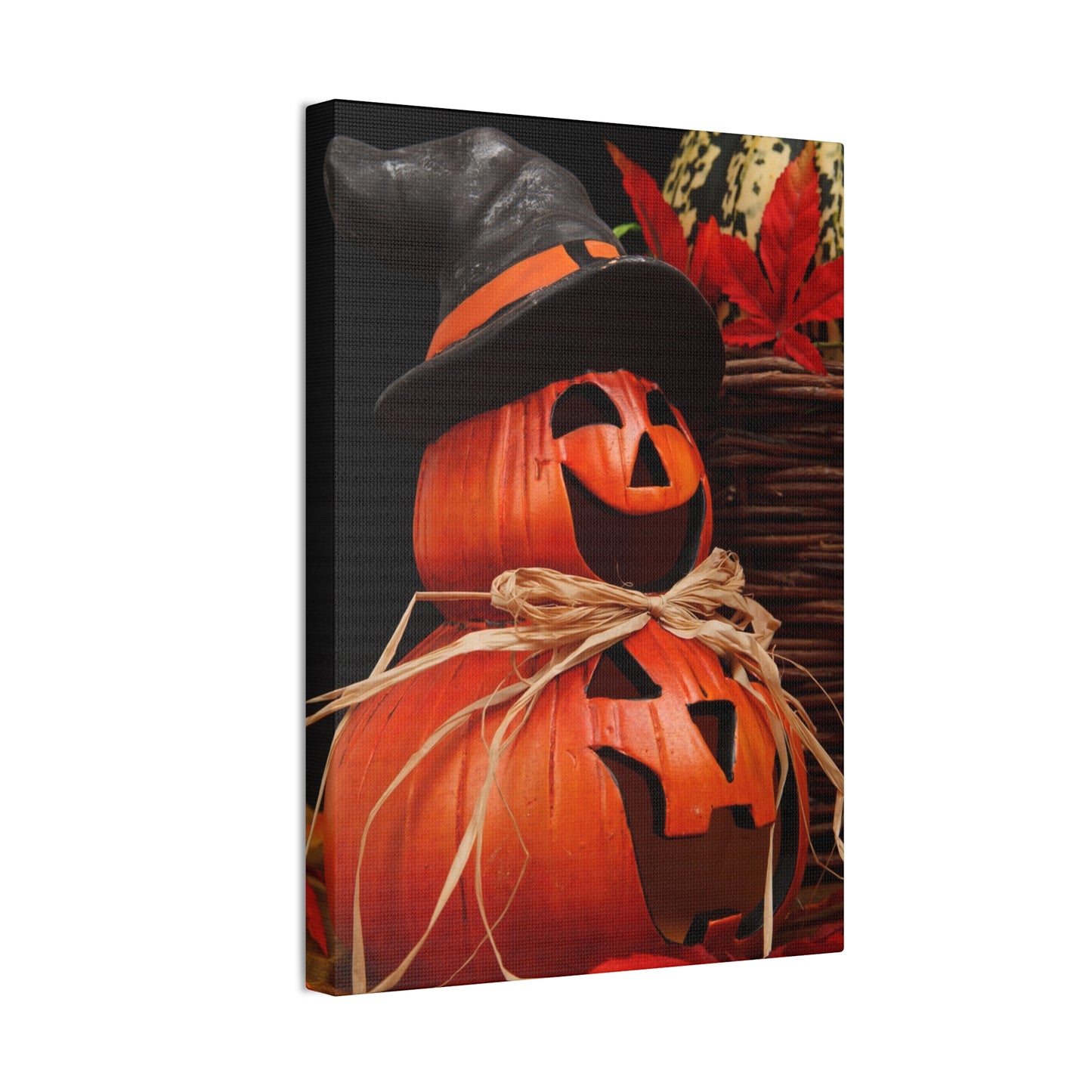 Pumpkins - Canvas Stretched, 0.75" - Halloween