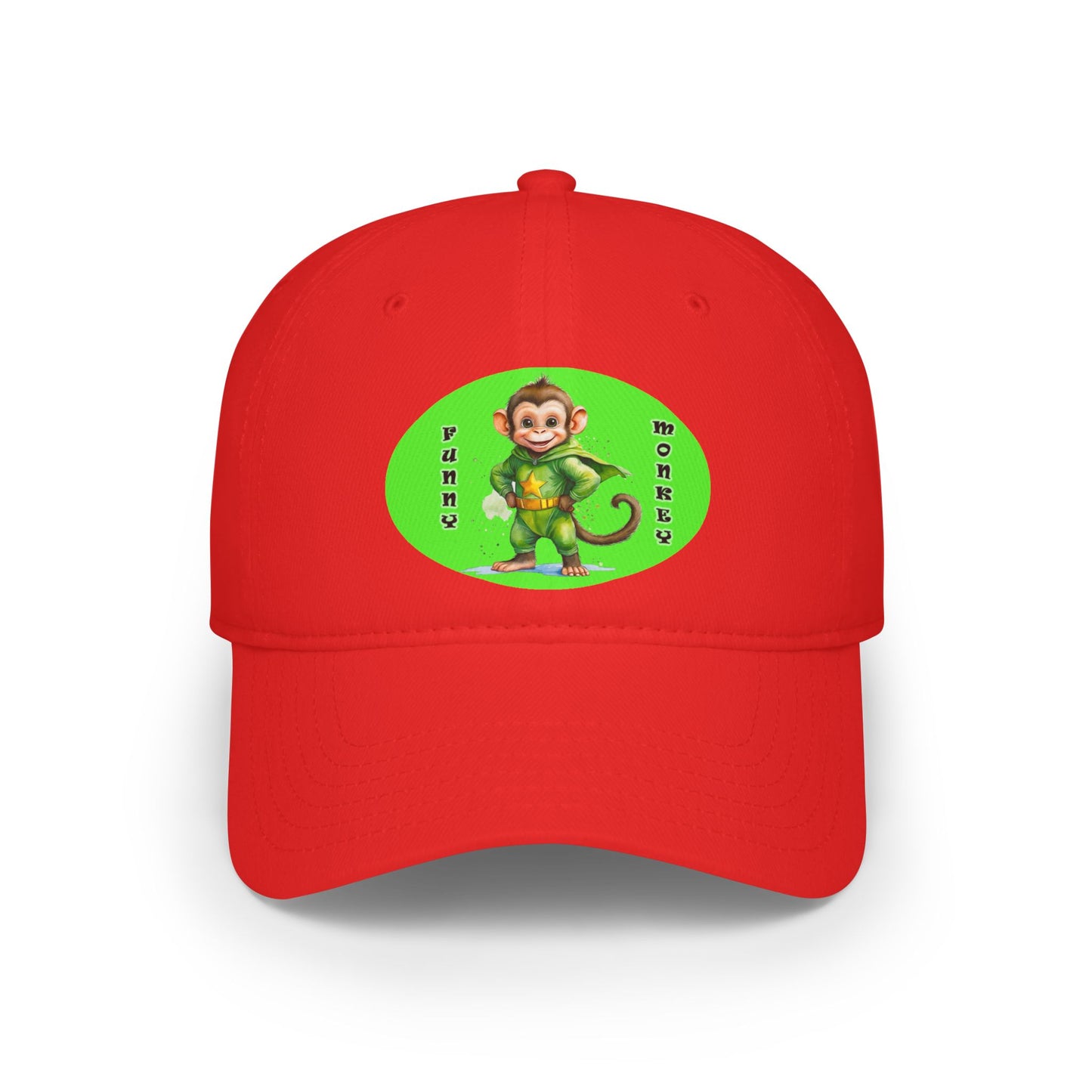 Funny Monkey - Low Profile Baseball Cap