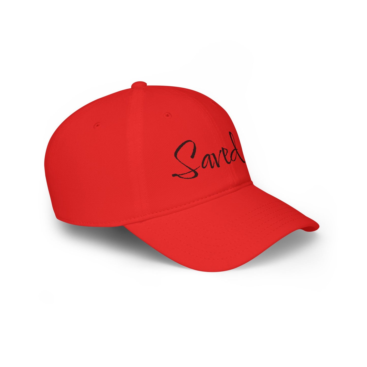 Saved - Black - Low Profile Baseball Cap - Easter - Mother's Day - Father's Day - Easter 1
